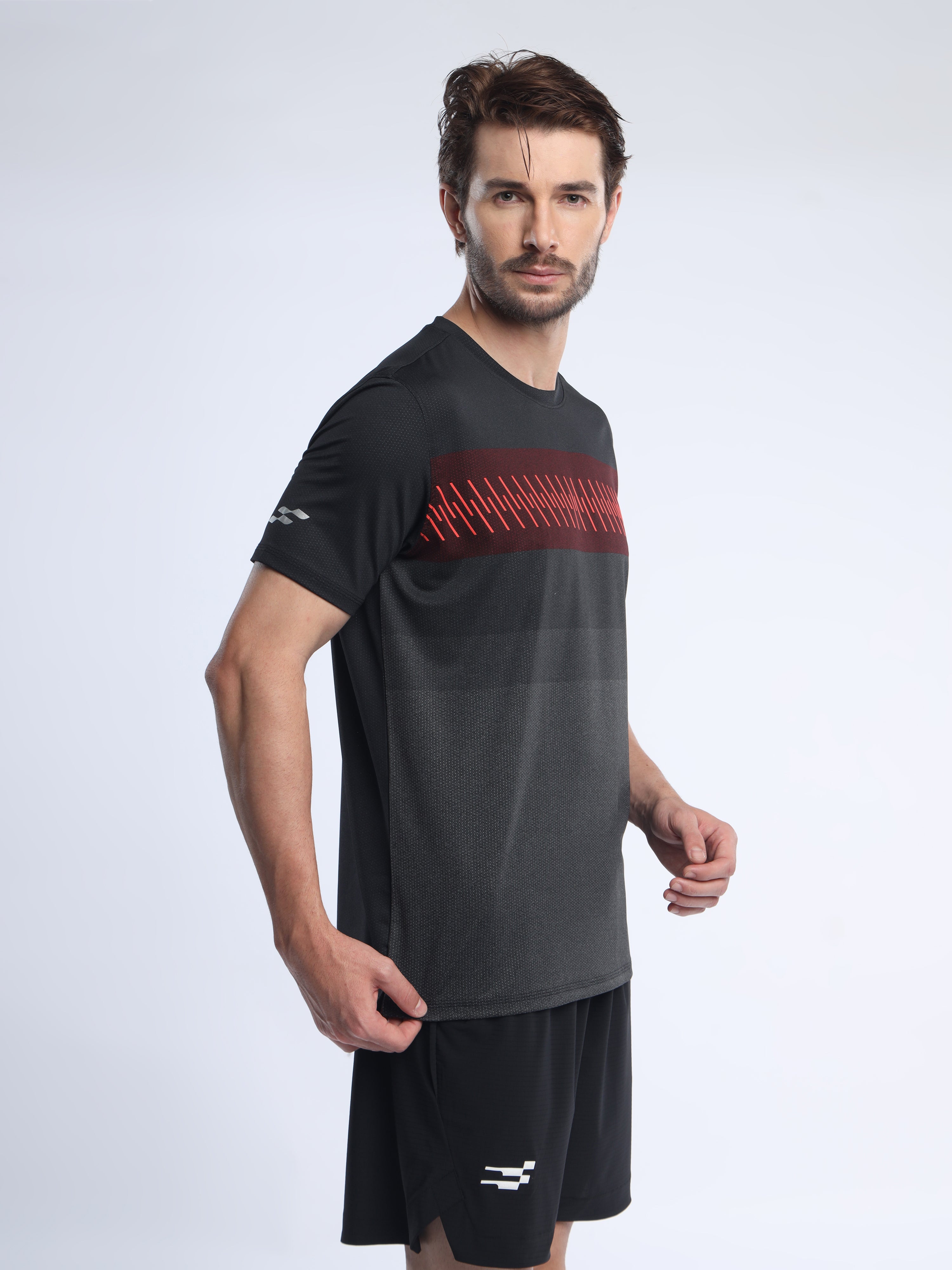 Fit-Gear Slam Running T-Shirt Black