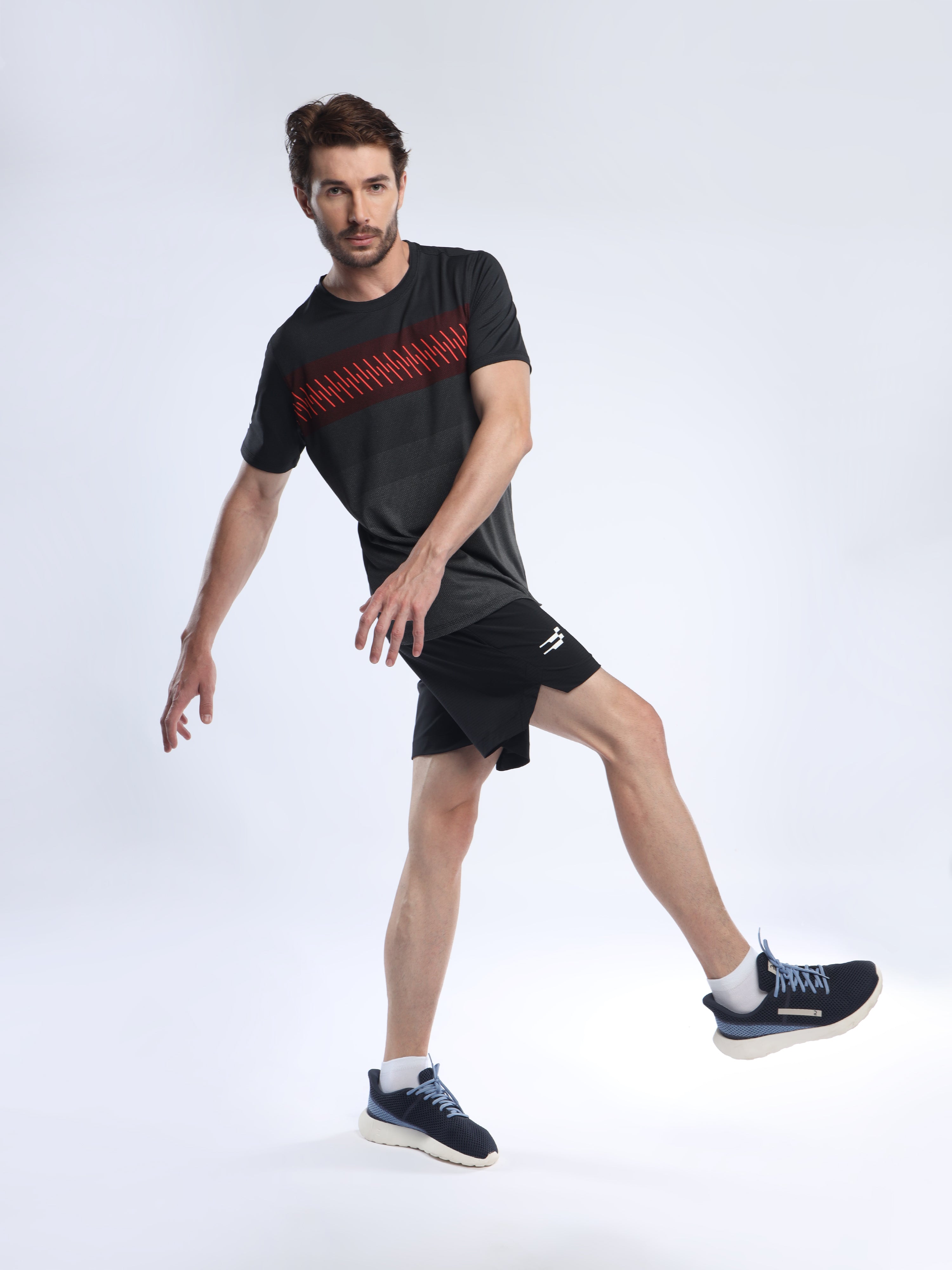 Fit-Gear Slam Running T-Shirt Black