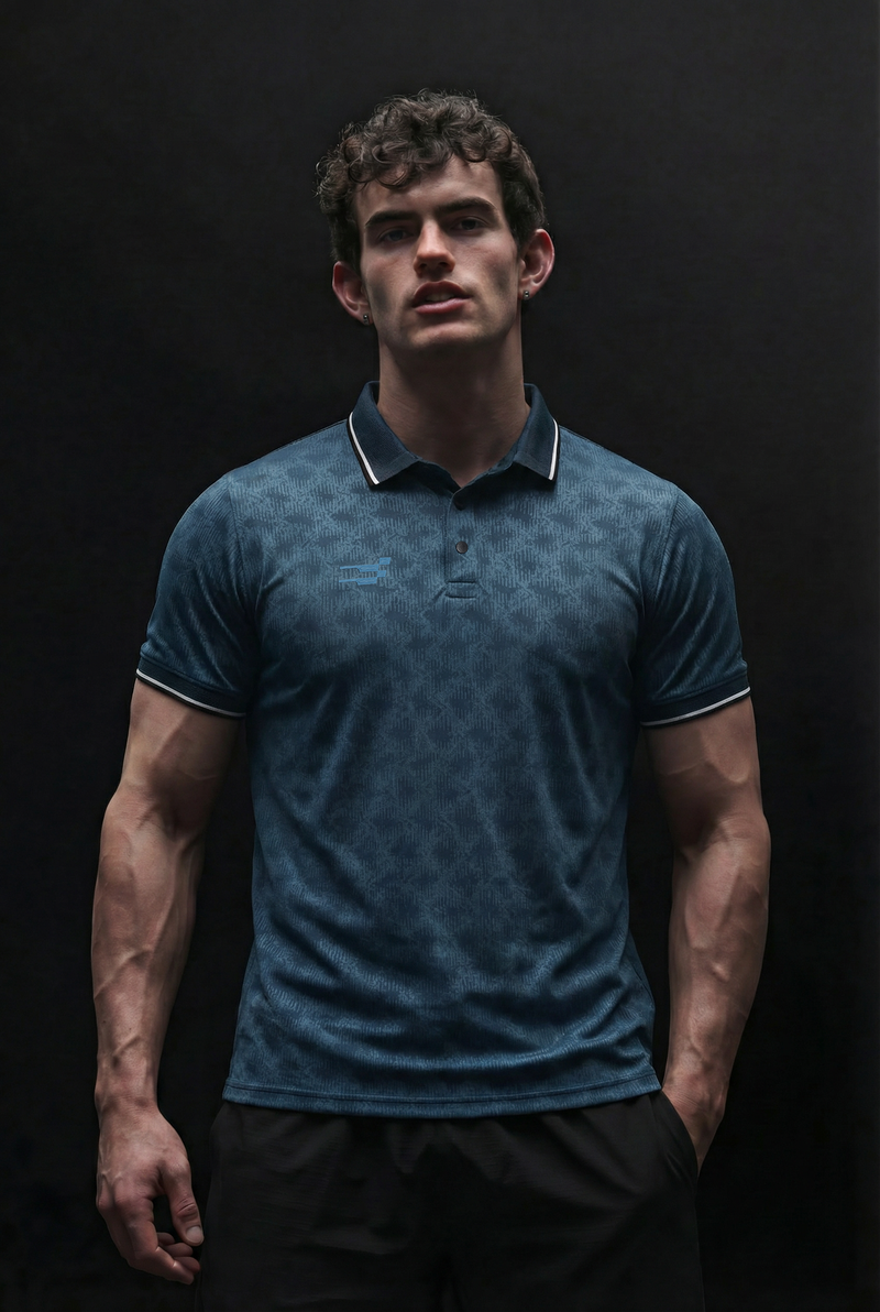 AeroEdge Performance Polo T-Shirt | Dark Teal