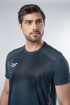 Fit-Gear Pace Running T-Shirt Anchor Grey