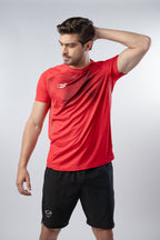 Fit-Gear Pace Running T-Shirt Red