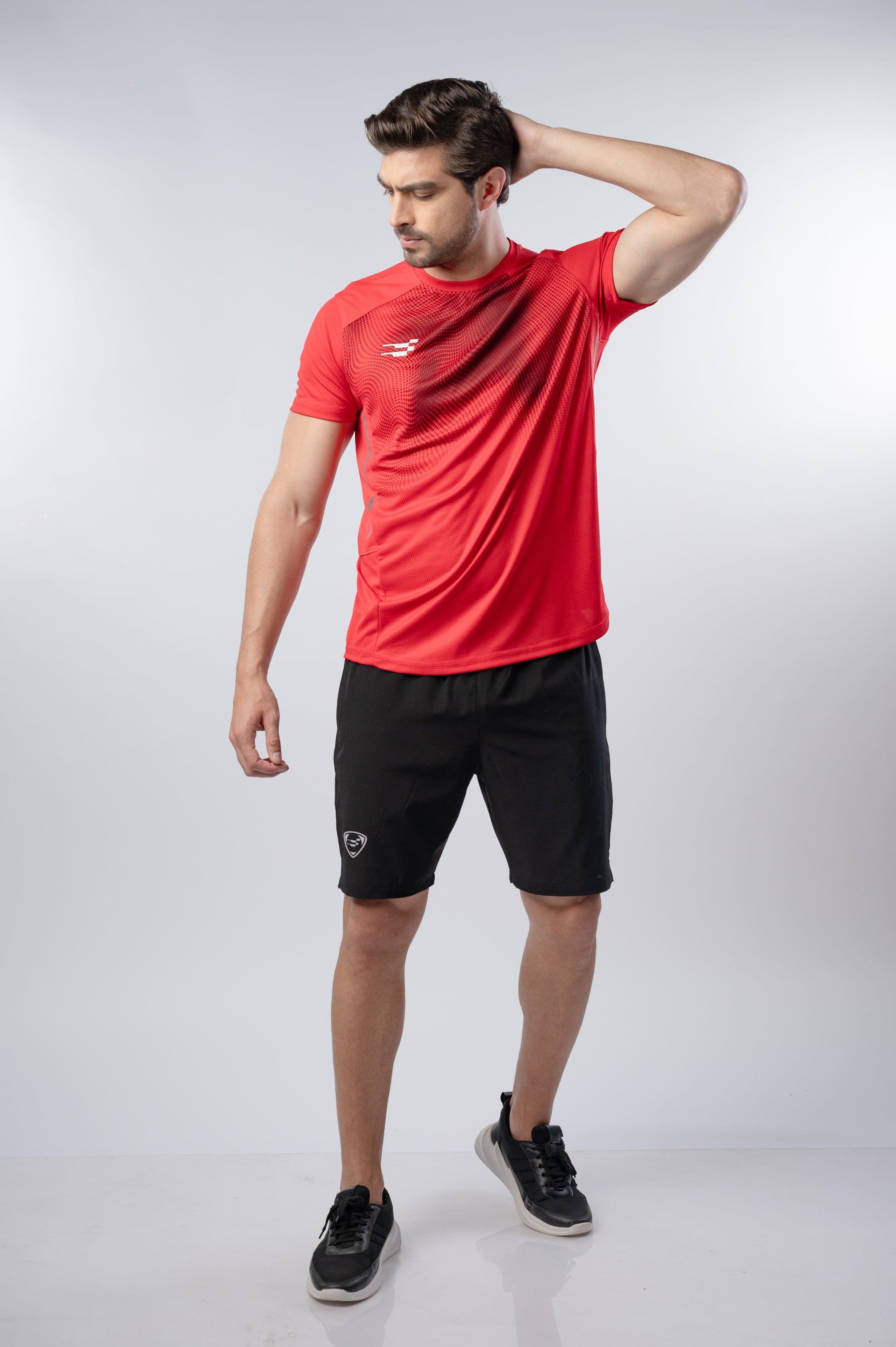 Fit-Gear Pace Running T-Shirt Red
