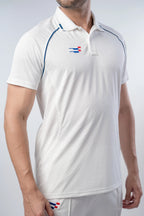 Cobra-Pro Cricket Whites T-Shirt | Half Sleeve