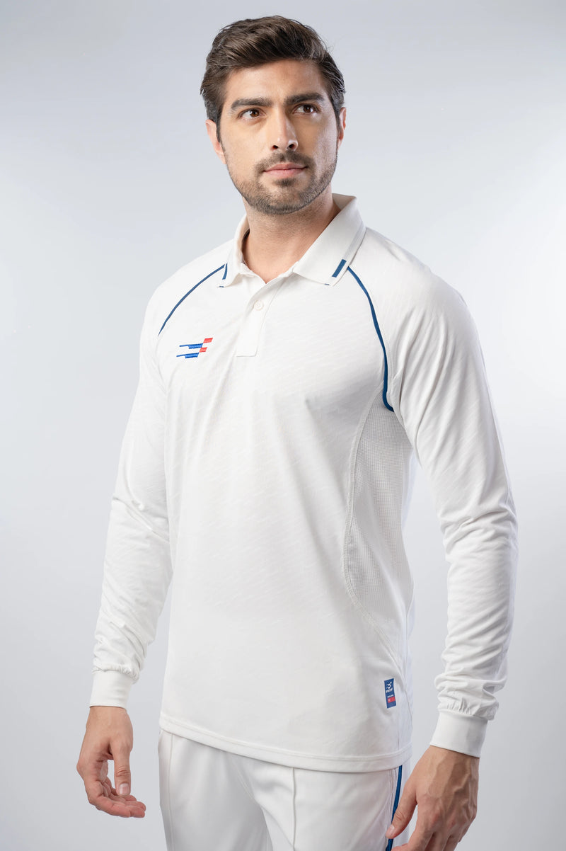 Cobra-Pro Cricket Whites T-Shirt | Full Sleeve