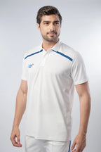 Bouncer Cricket Whites T-Shirt | Half-Sleeve