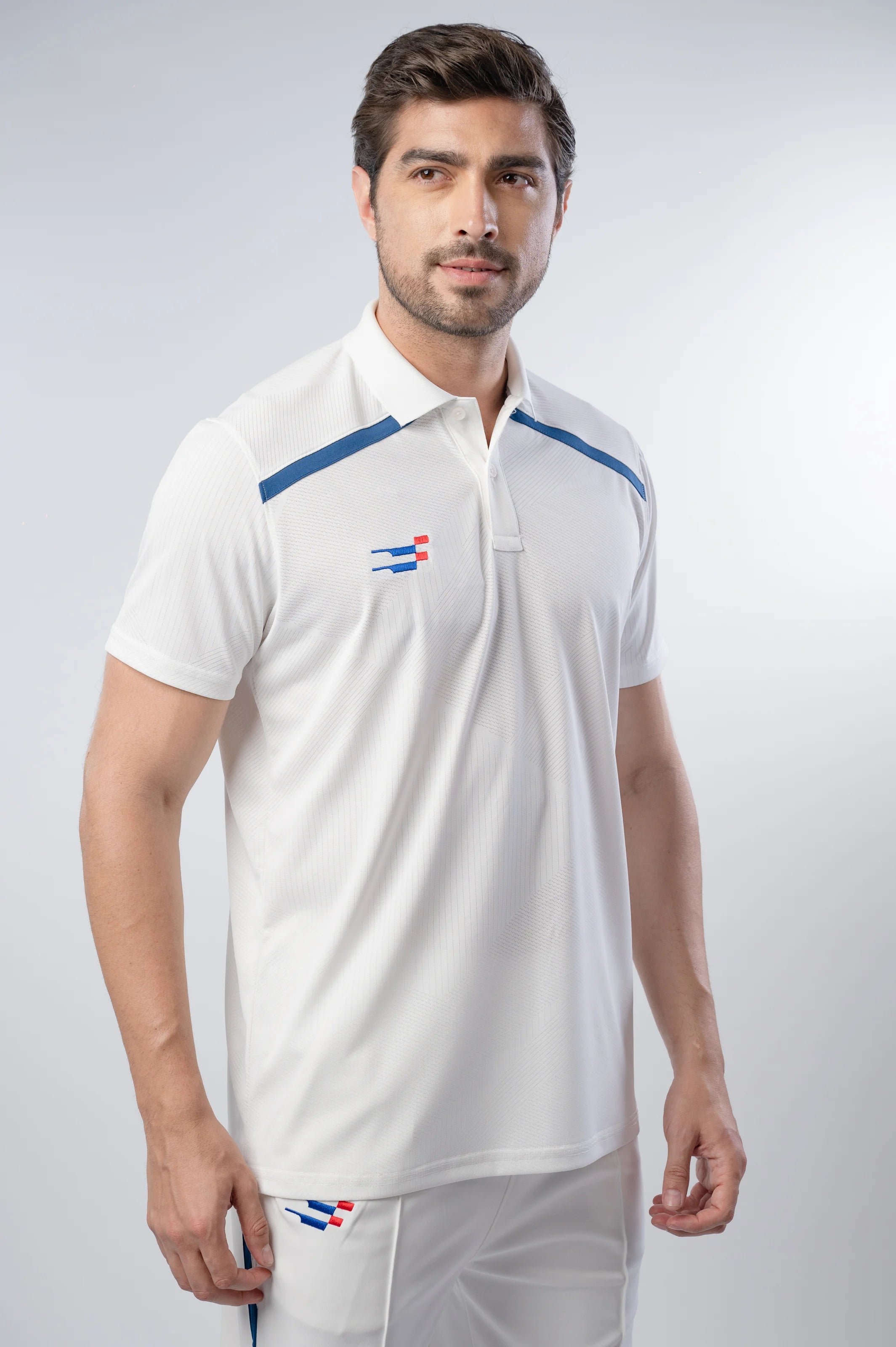 Bouncer Cricket Whites T-Shirt