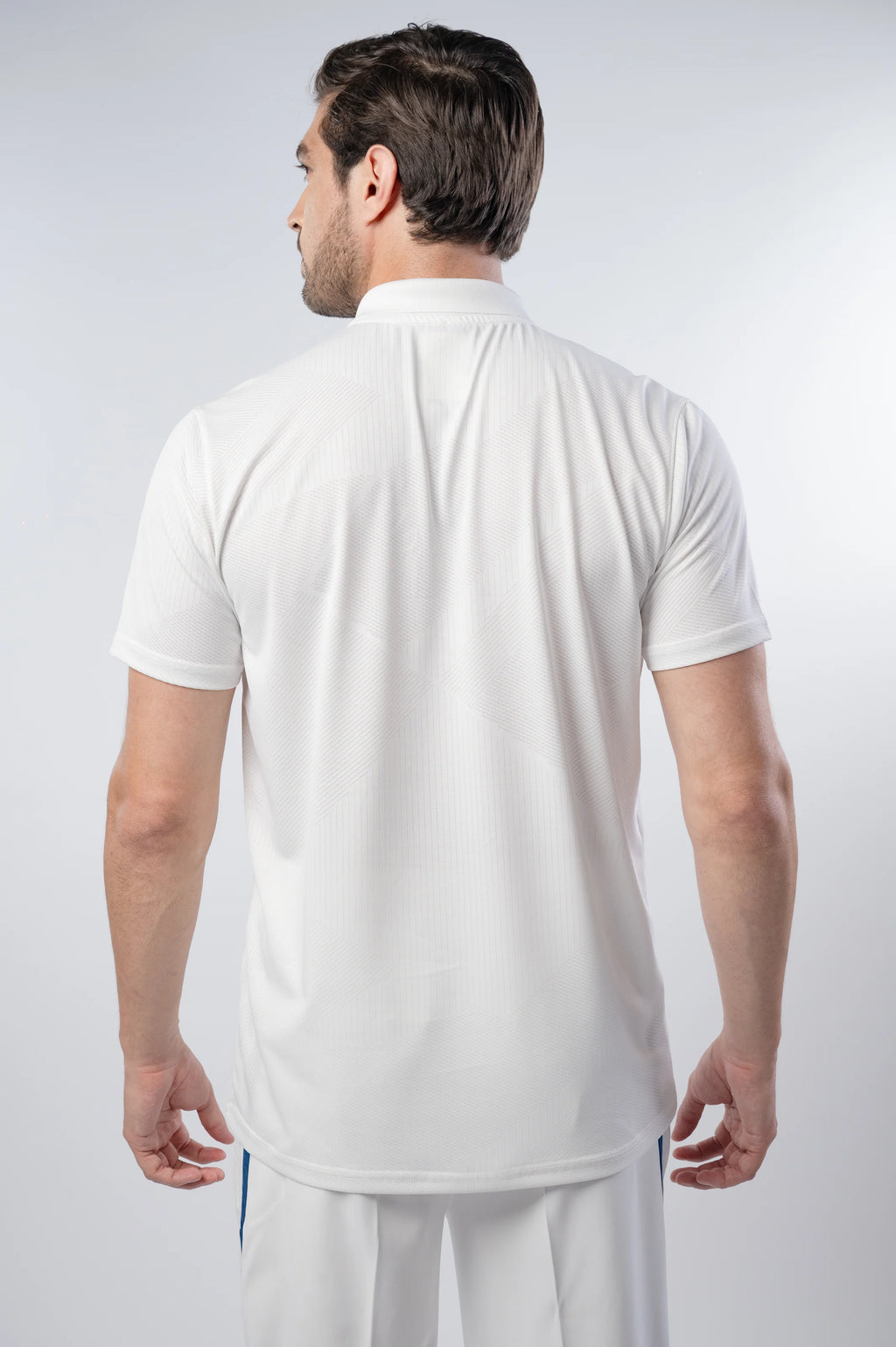 Bouncer Cricket Whites T-Shirt | Half-Sleeve