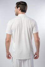 Bouncer Cricket Whites T-Shirt | Half-Sleeve