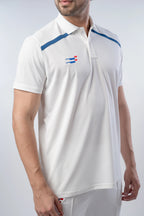 Bouncer Cricket Whites T-Shirt | Half-Sleeve