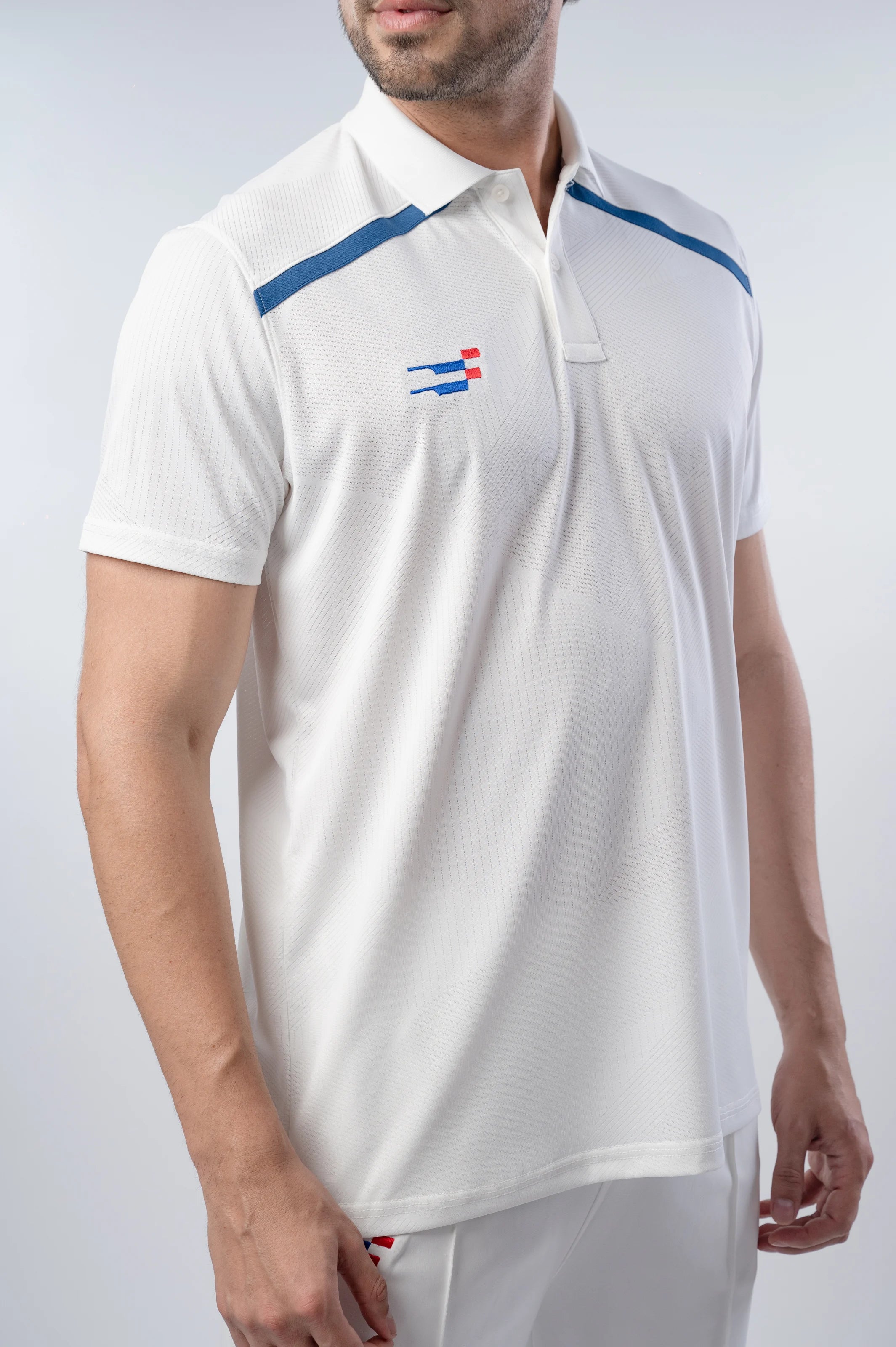 Bouncer Cricket Whites T-Shirt