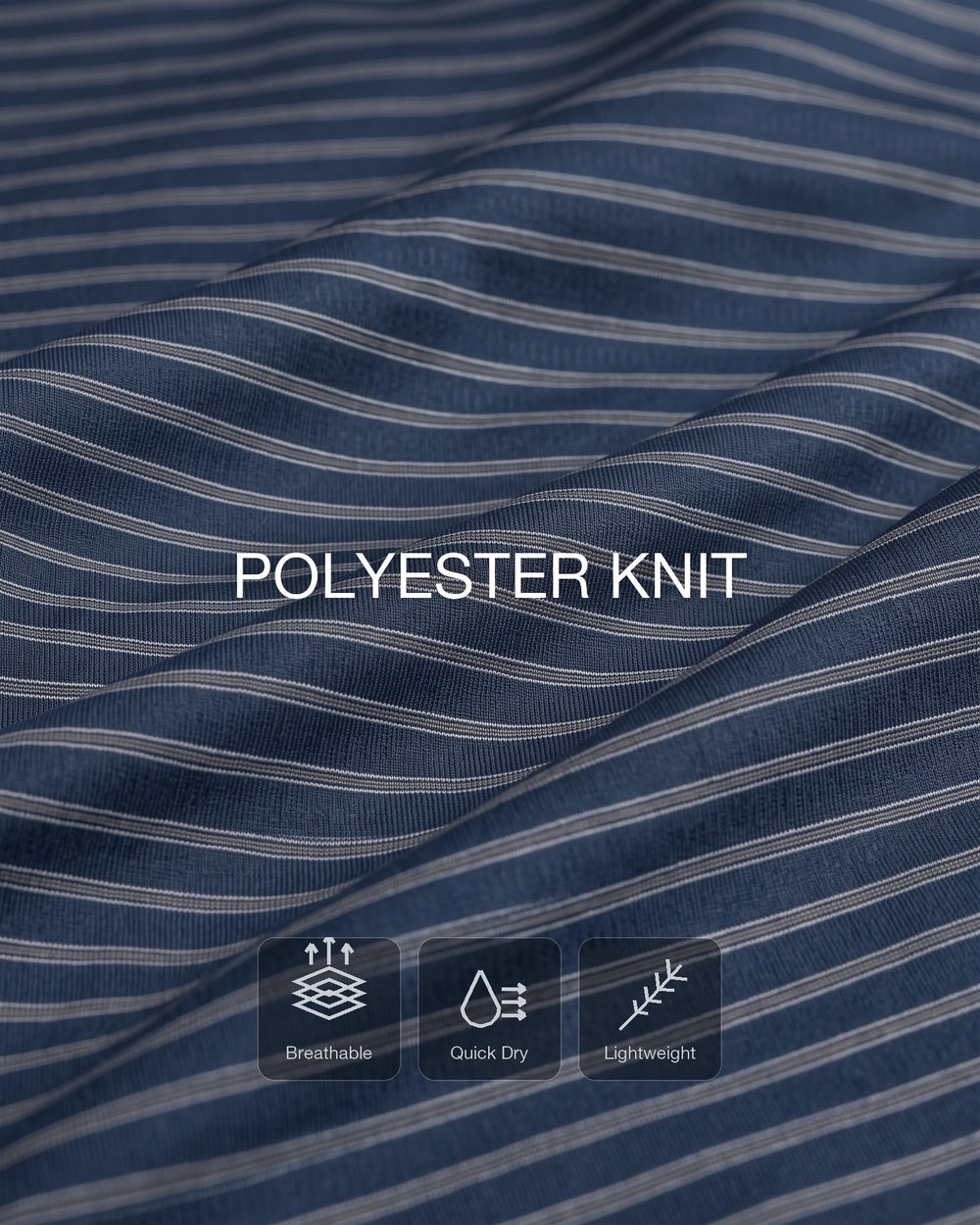 Open-knit airflow that lets heat out and dries fast.