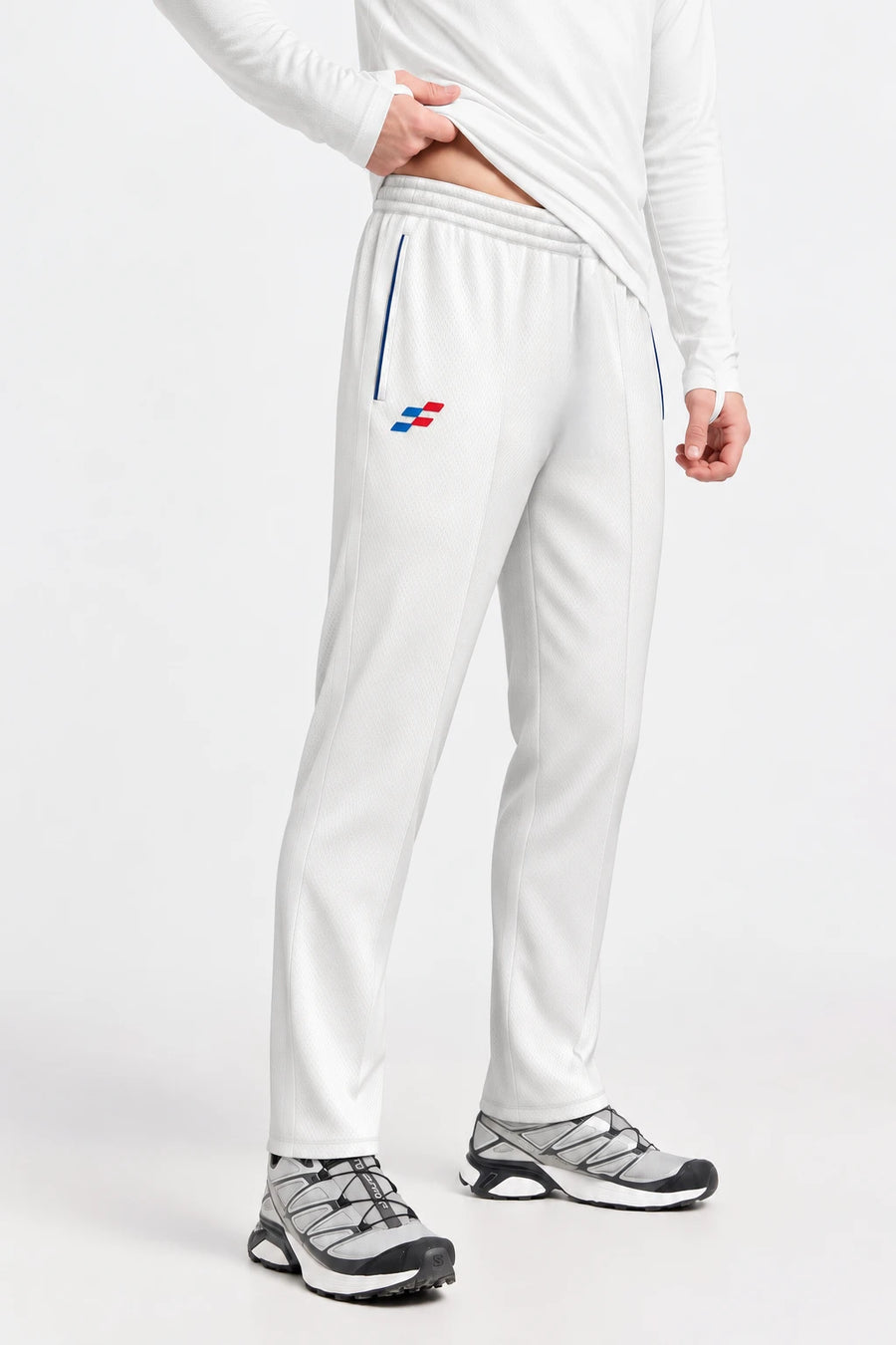 Cobra-Pro Cricket Whites Trouser, front view