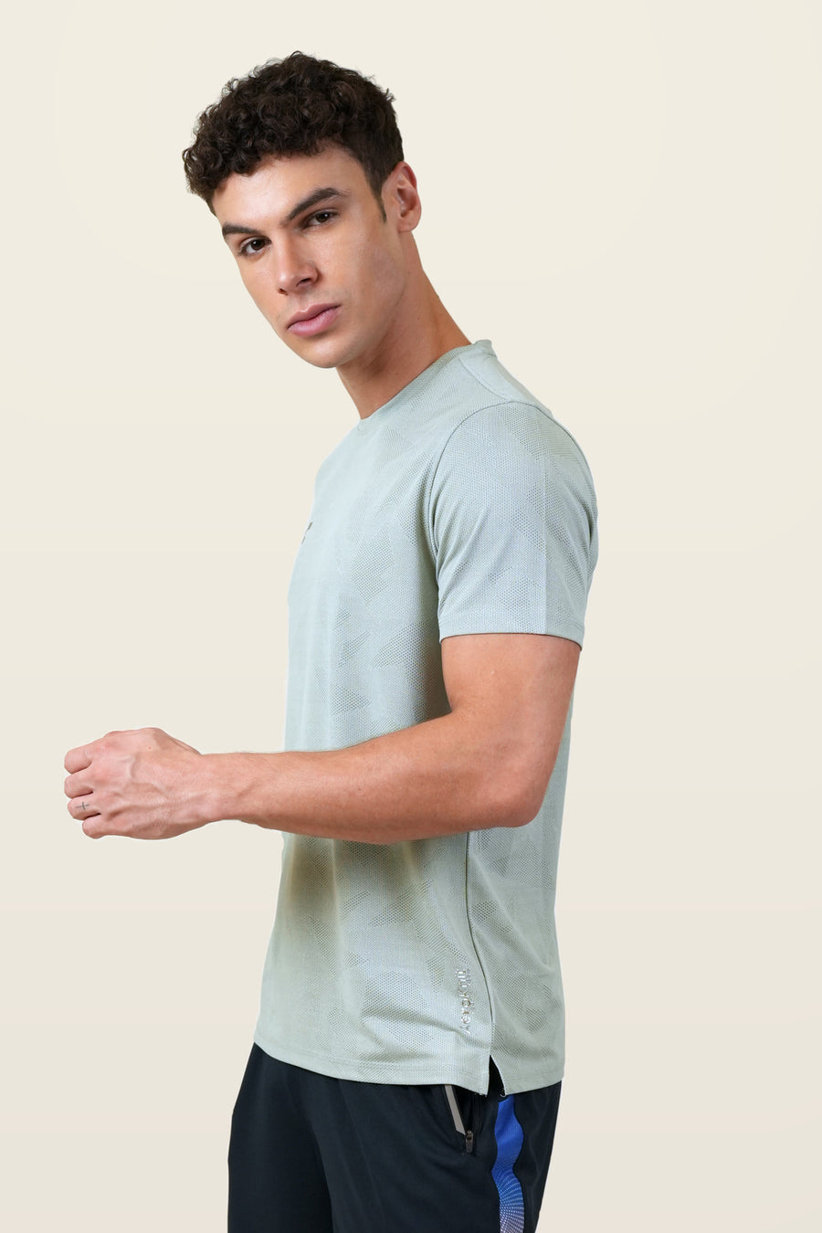 Fit-Gear Aero Mesh T-Shirt | Sage Green – side