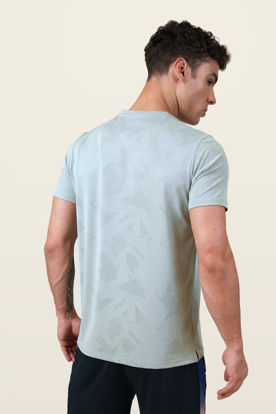 Fit-Gear Aero Mesh T-Shirt | Sage Green – back