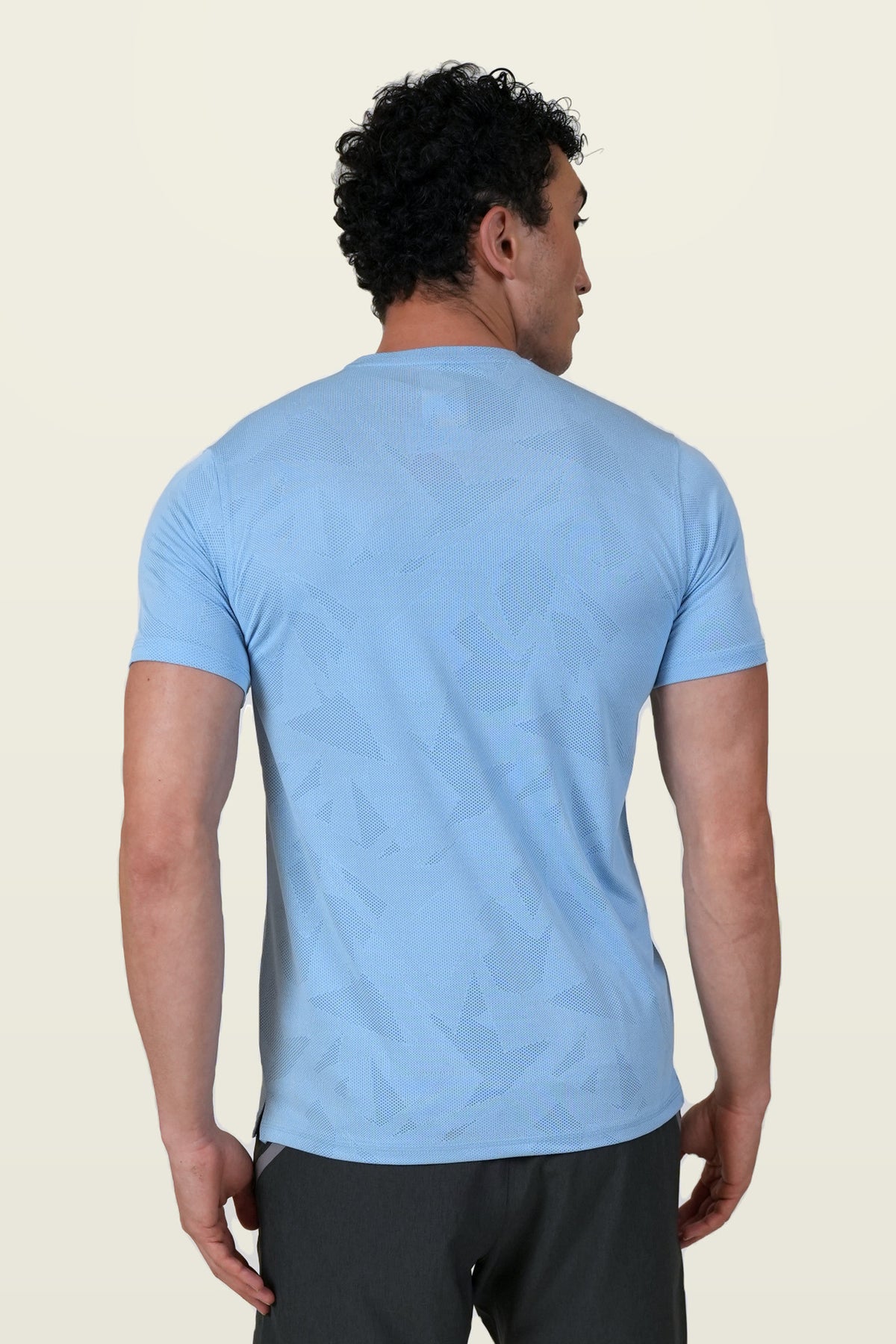 Fit-Gear Aero Mesh T-Shirt | Sky Blue – back