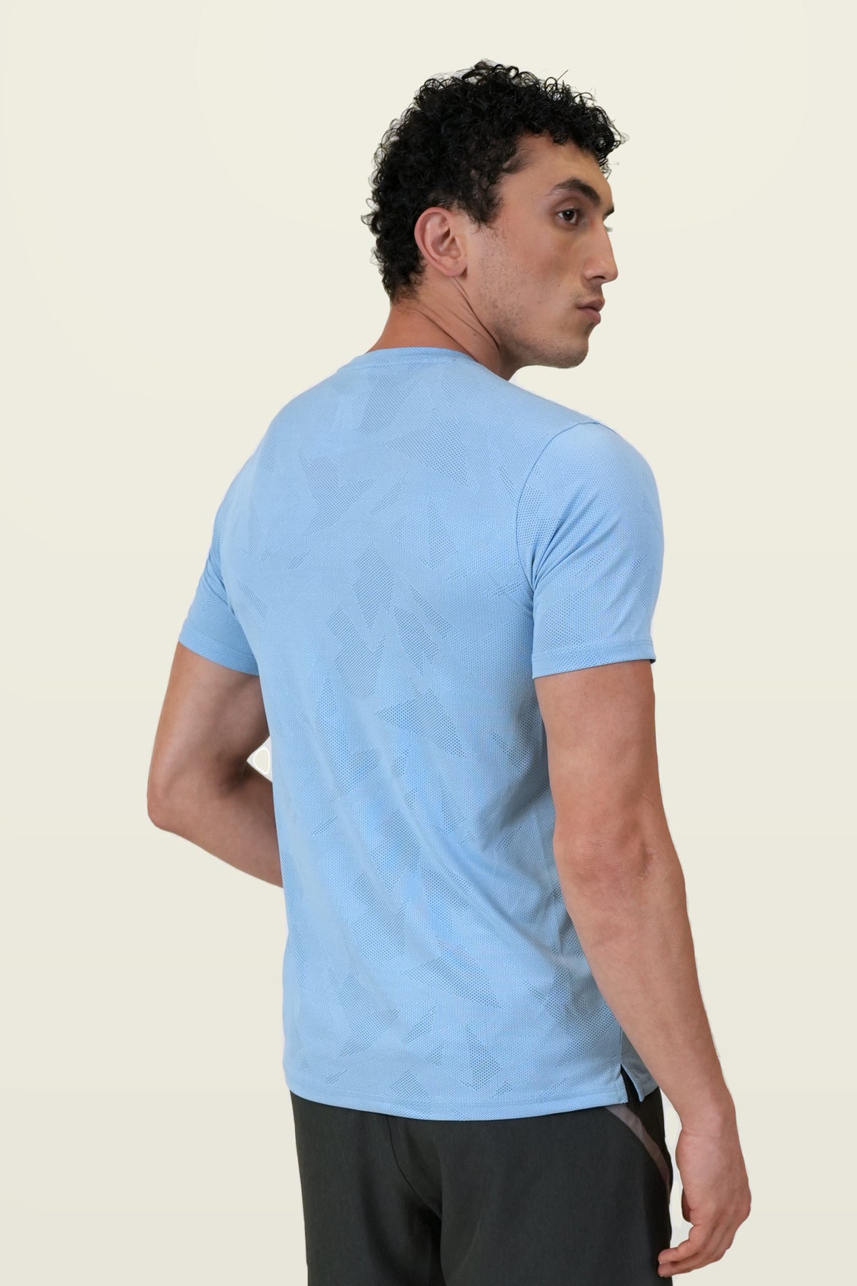 Fit-Gear Aero Mesh T-Shirt | Sky Blue – back