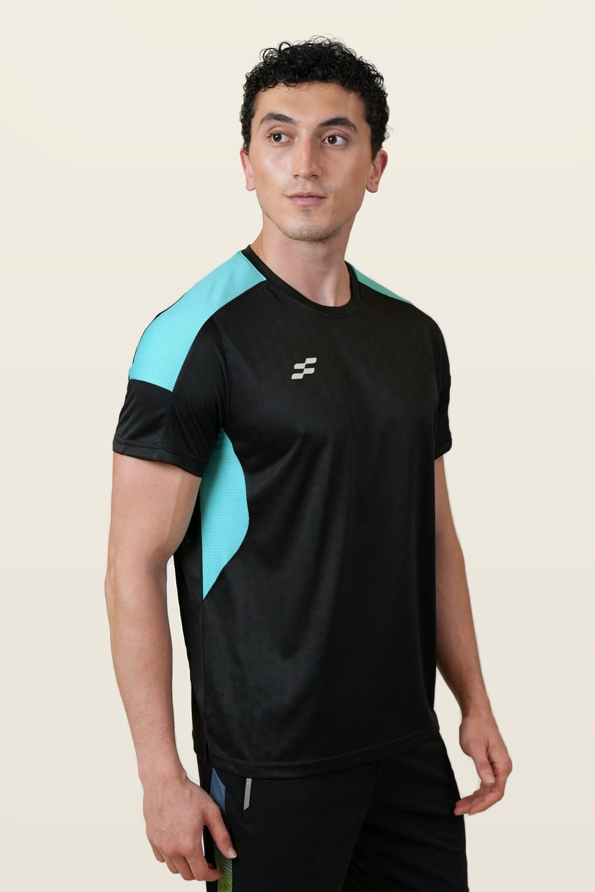 Fit-Gear Aero Weave T-Shirt | Black – front