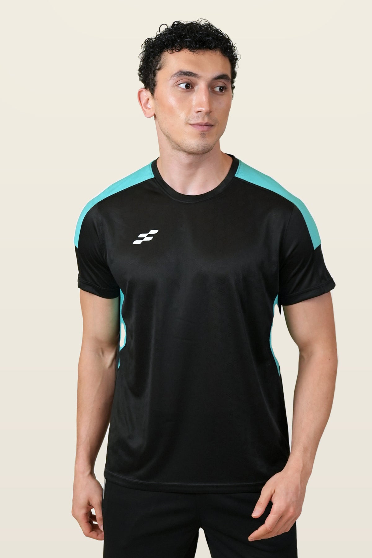 Fit-Gear Aero Weave T-Shirt | Black – front