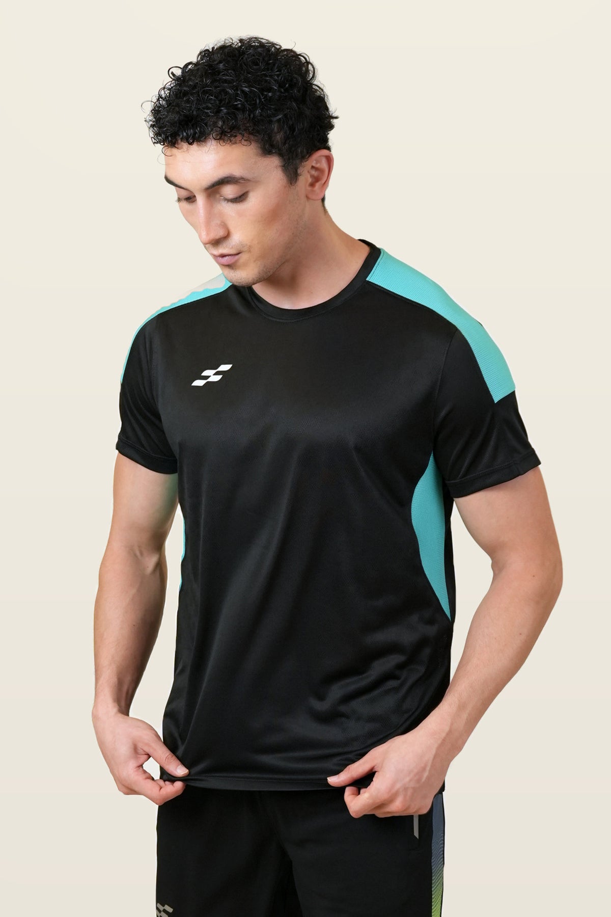 Fit-Gear Aero Weave T-Shirt | Black – front