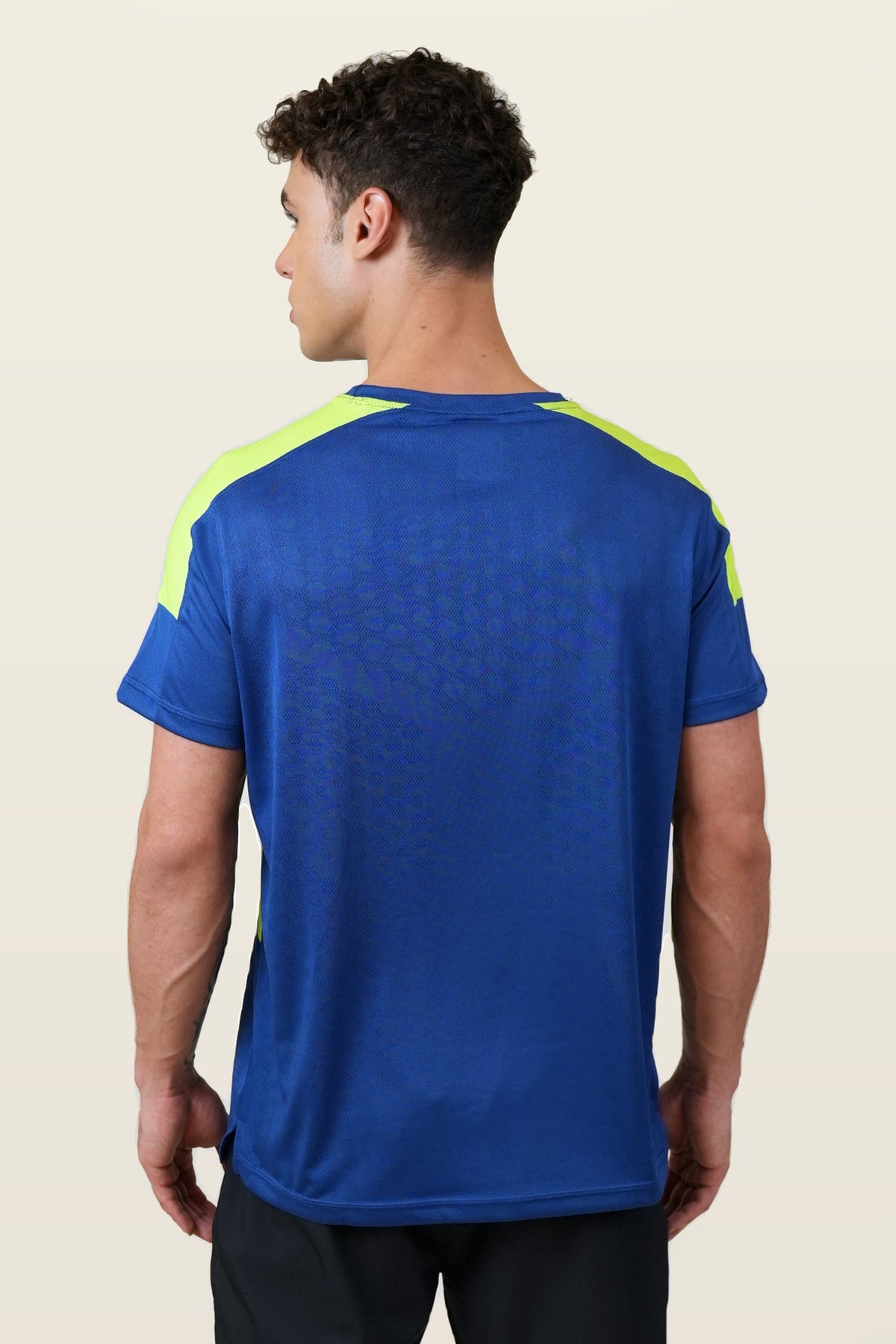 Fit-Gear Aero Weave T-Shirt | Navy Blue – back