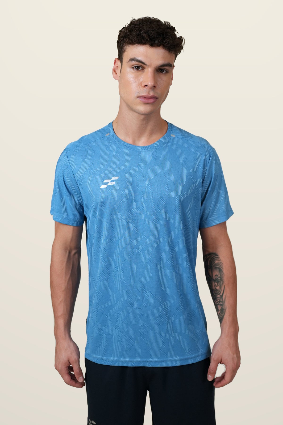 Fit-Gear Anti-Gravity T-Shirt | Blue Marine – front