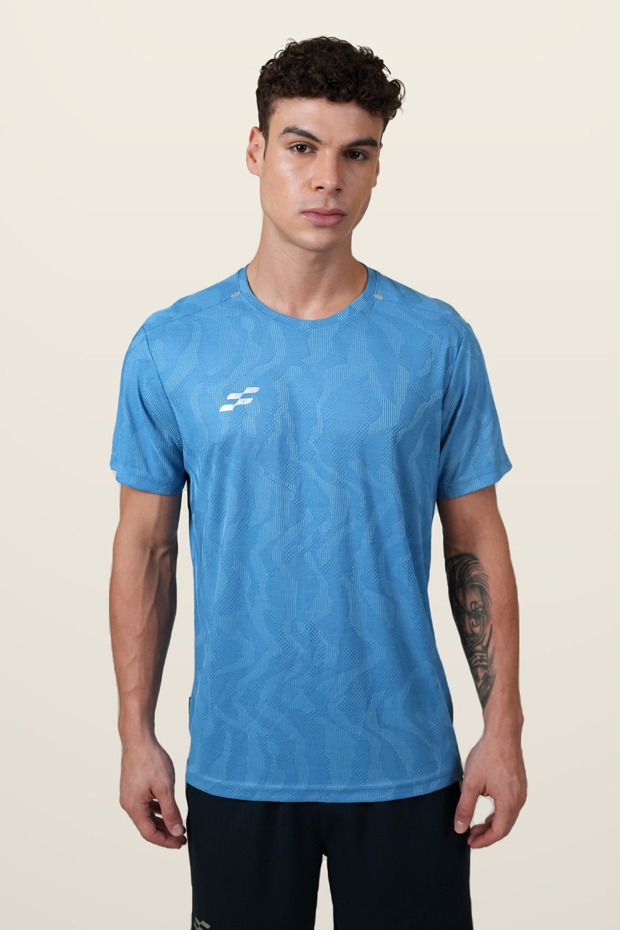 Fit-Gear Anti-Gravity T-Shirt | Blue Marine – front