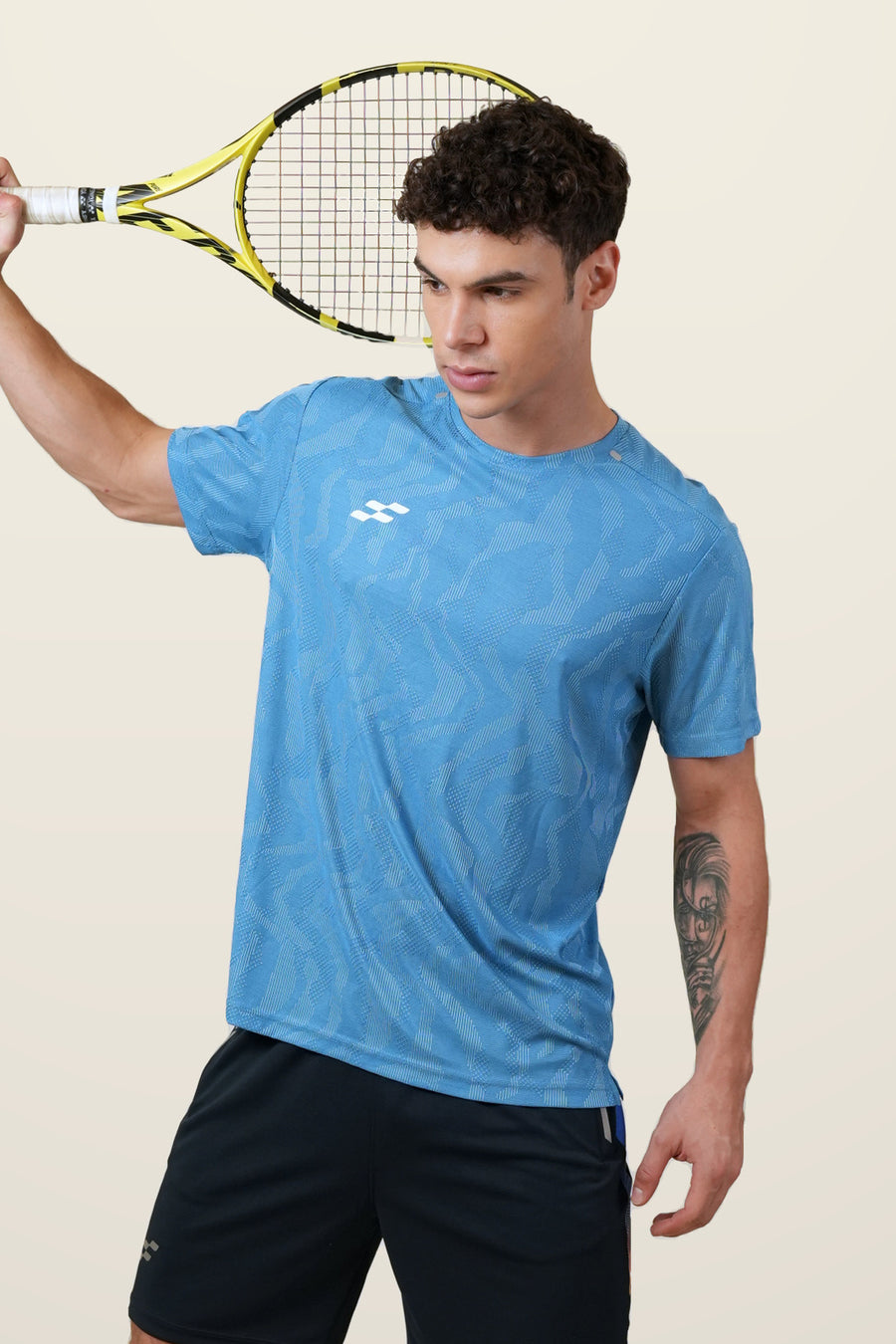 Fit-Gear Anti-Gravity T-Shirt | Blue Marine – front