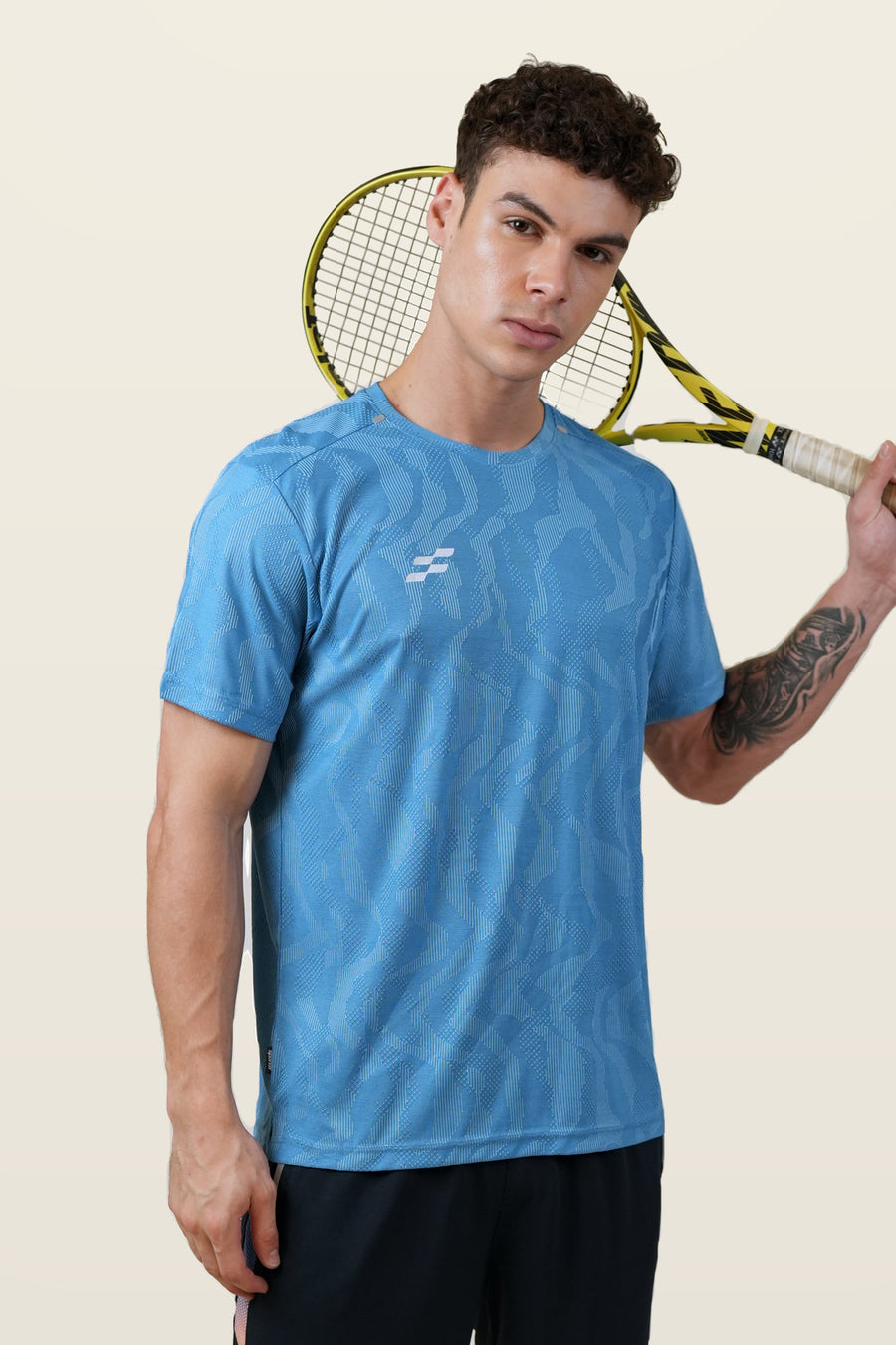 Fit-Gear Anti-Gravity T-Shirt | Blue Marine – front