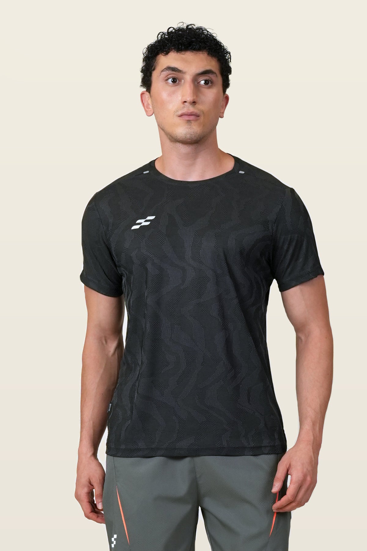 Fit-Gear Anti-Gravity T-Shirt | Dark Shadow – front