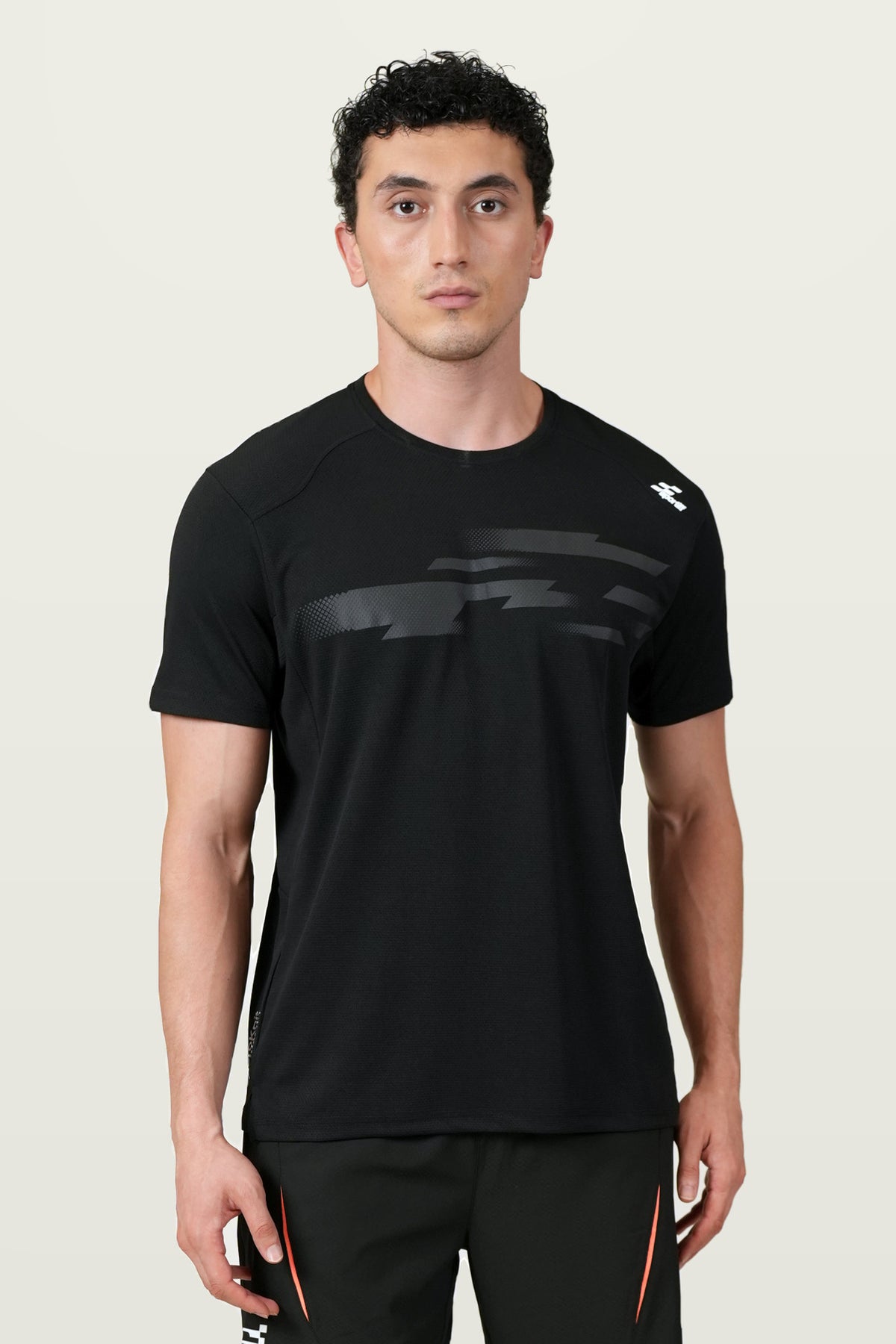 Fit-Gear Atomic Run T-Shirt | Black – front