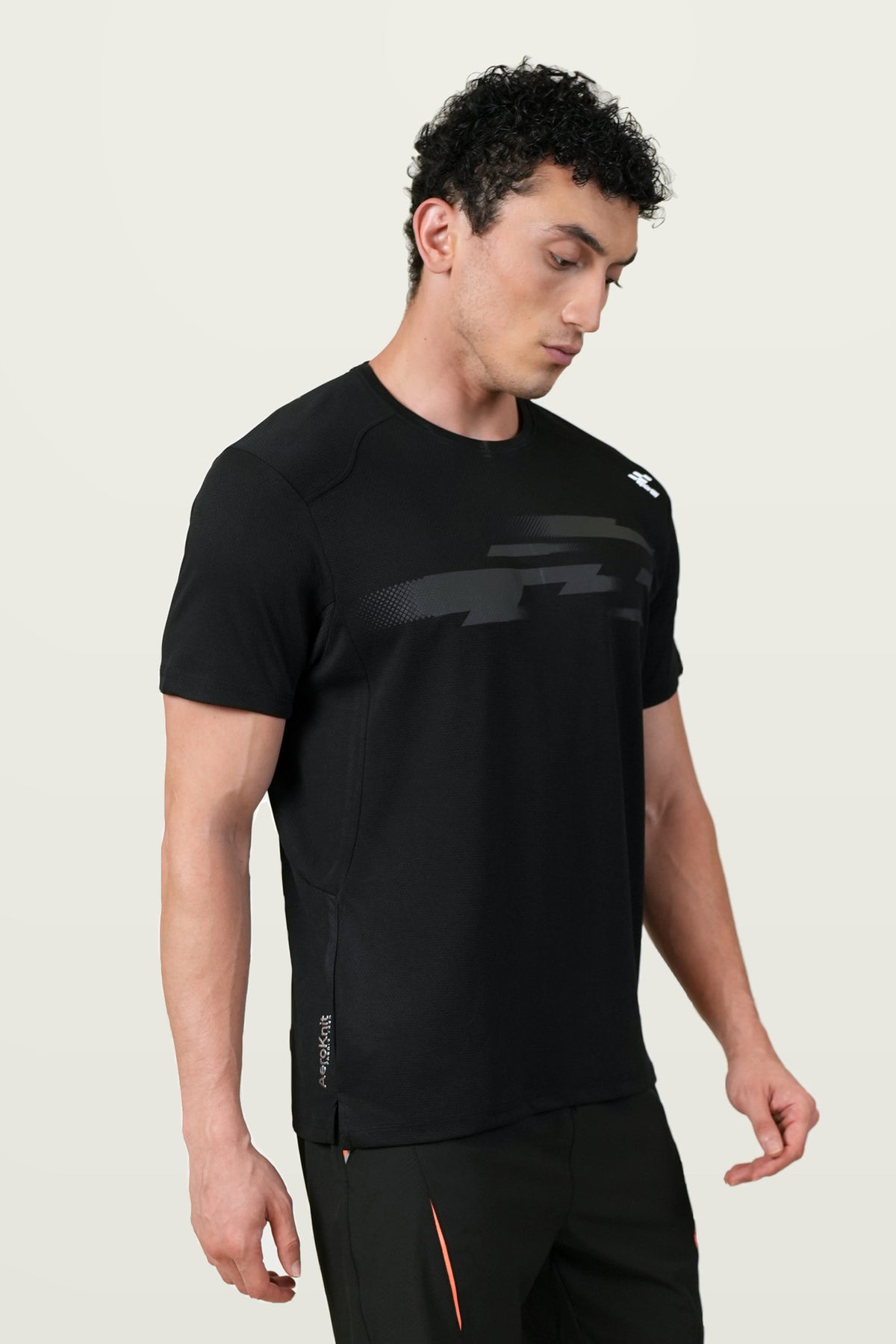Fit-Gear Atomic Run T-Shirt | Black – front