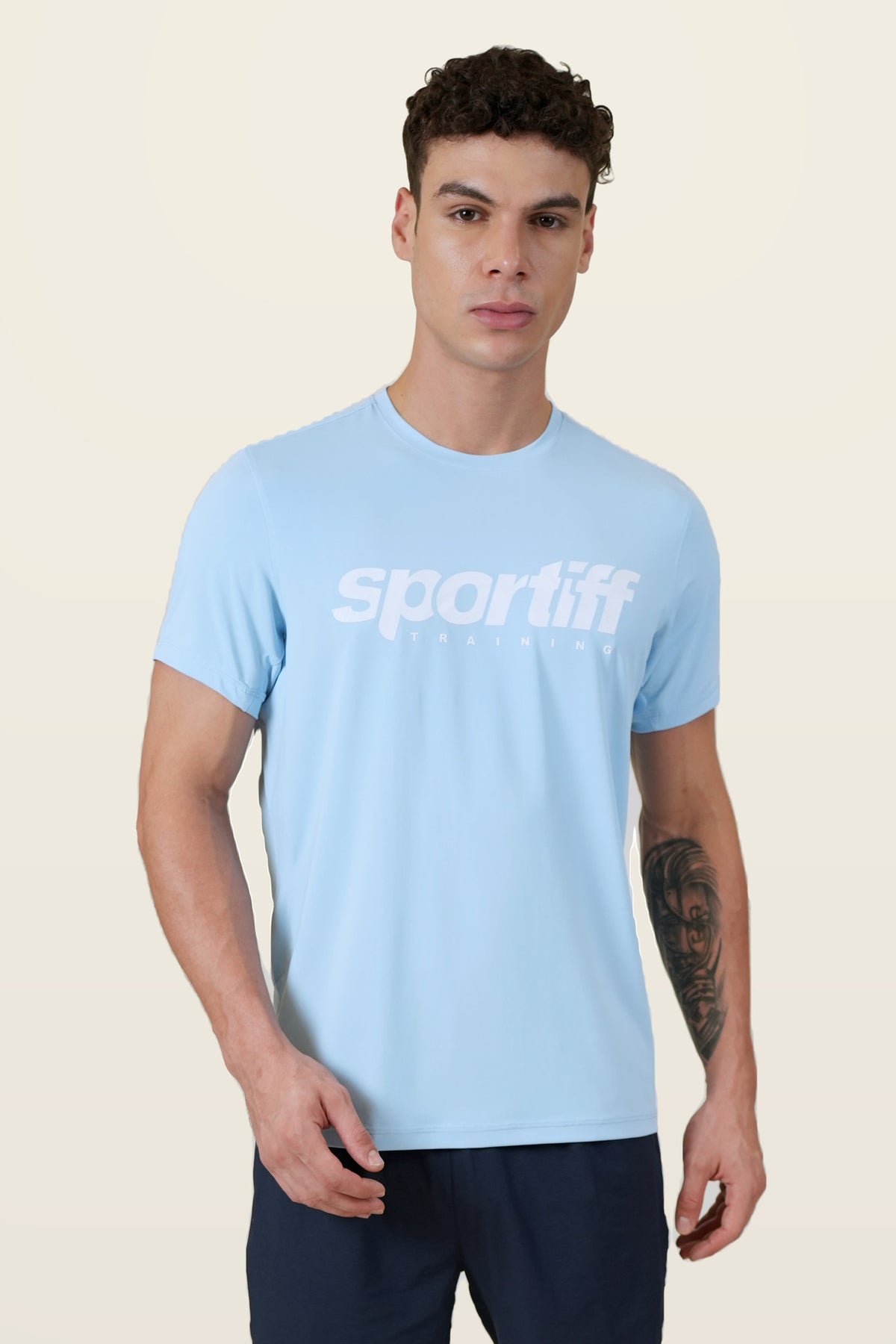 Fit-Gear Flow State T-Shirt | Dusk Blue – front
