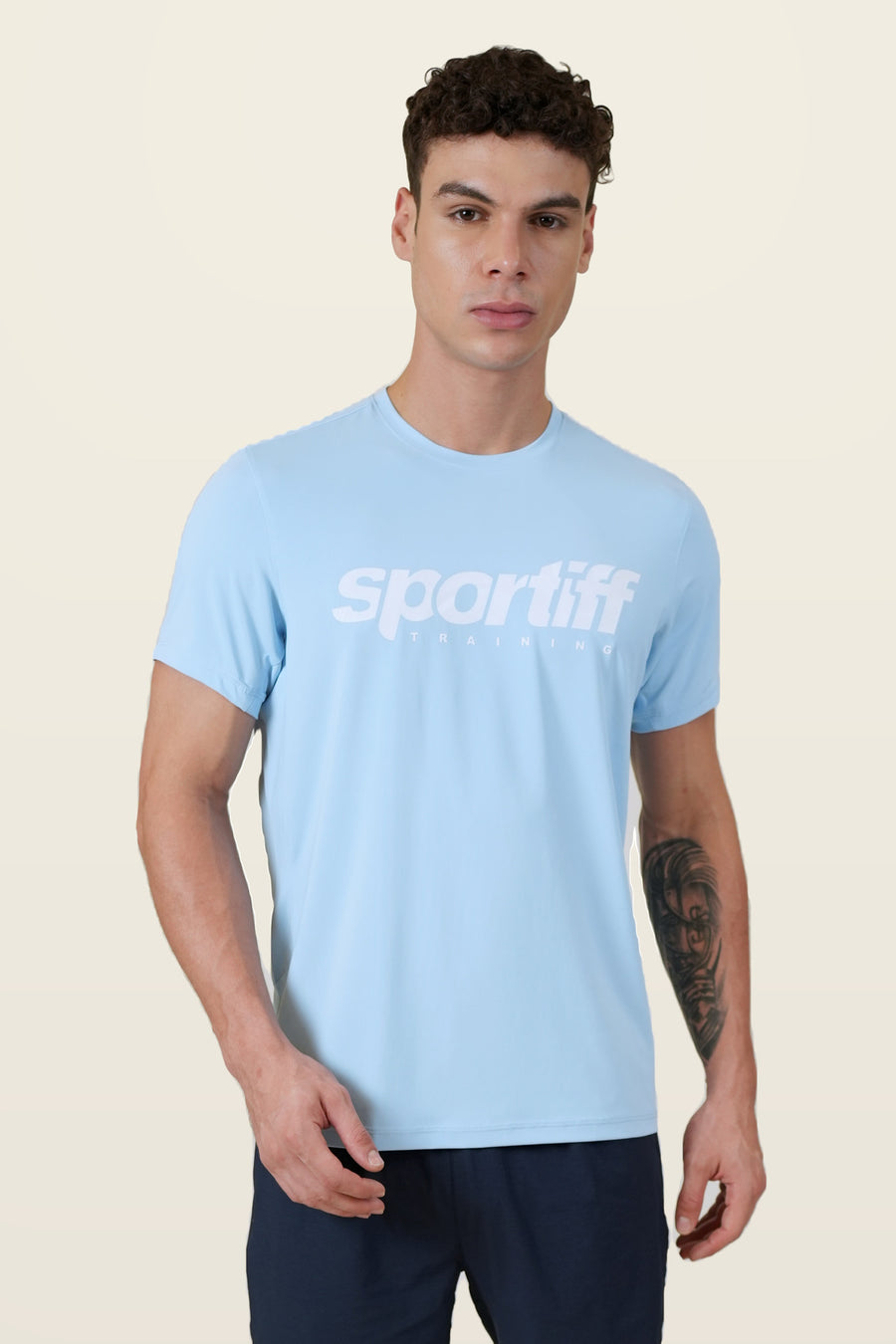 Fit-Gear Flow State T-Shirt | Dusk Blue – front