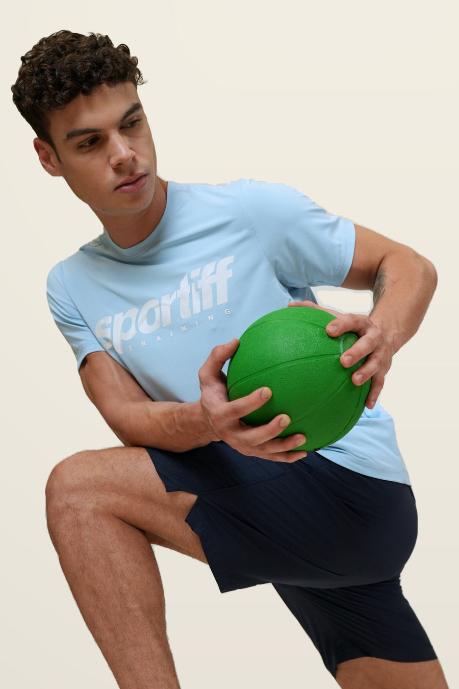 Fit-Gear Flow State T-Shirt | Dusk Blue – front