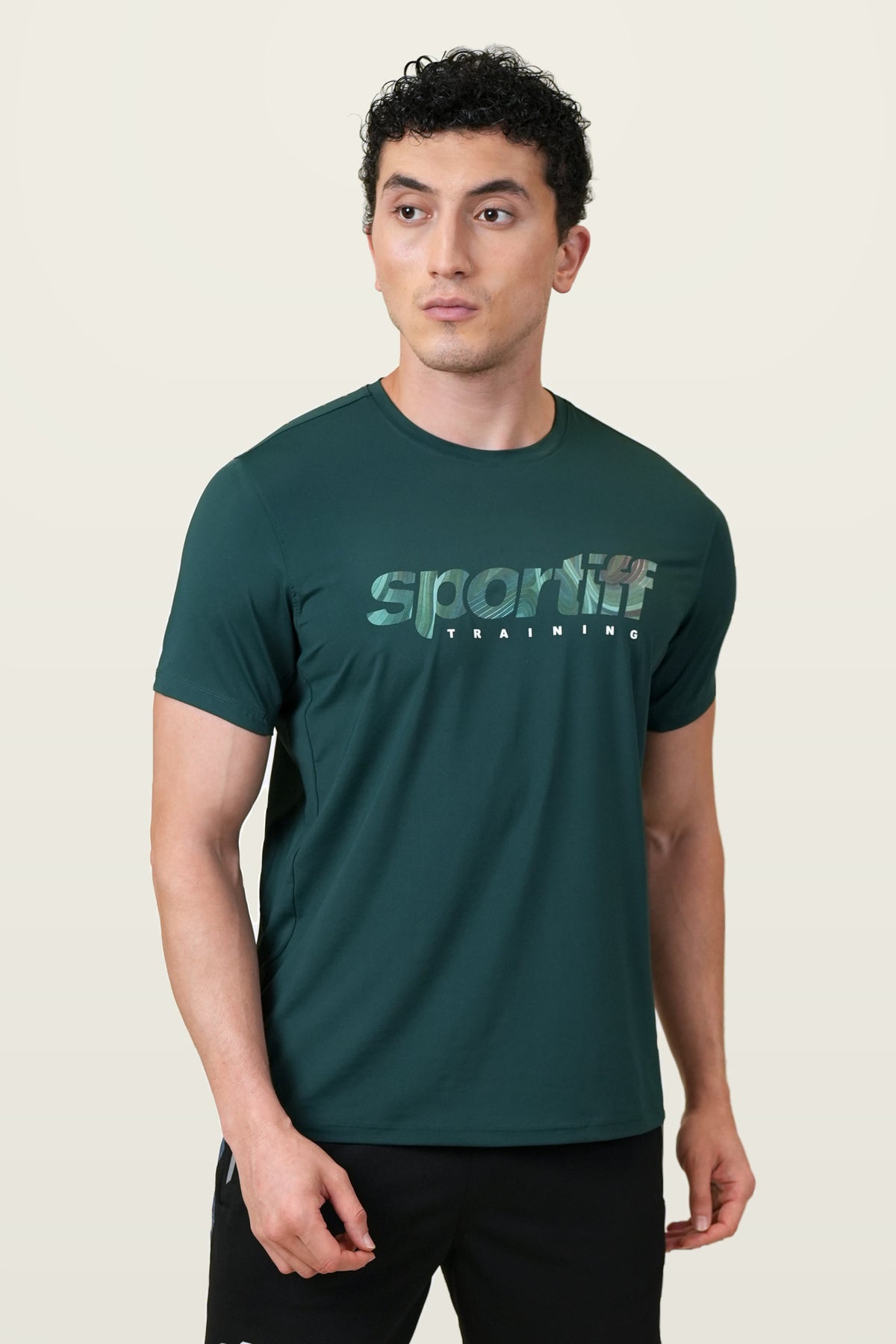 Fit-Gear Flow State T-Shirt | Emerald – front