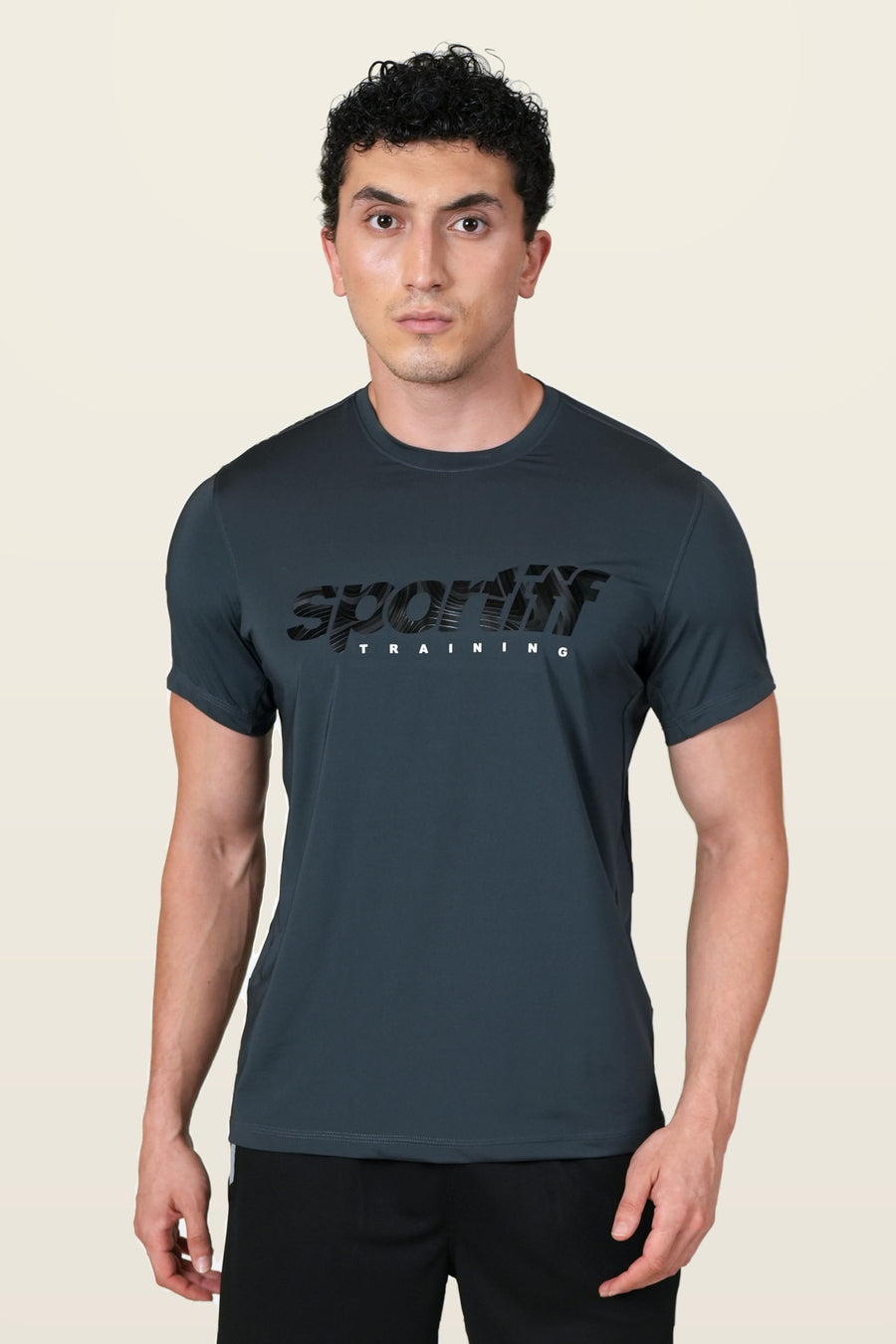 Fit-Gear Flow State T-Shirt | Graphite – front