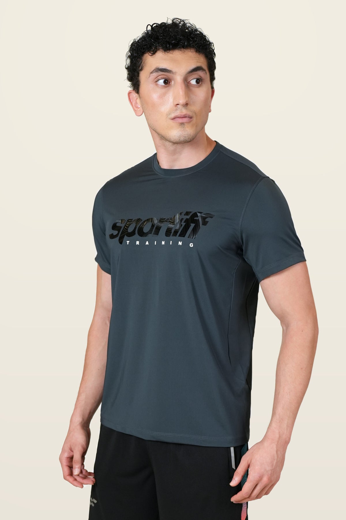 Fit-Gear Flow State T-Shirt | Graphite – front