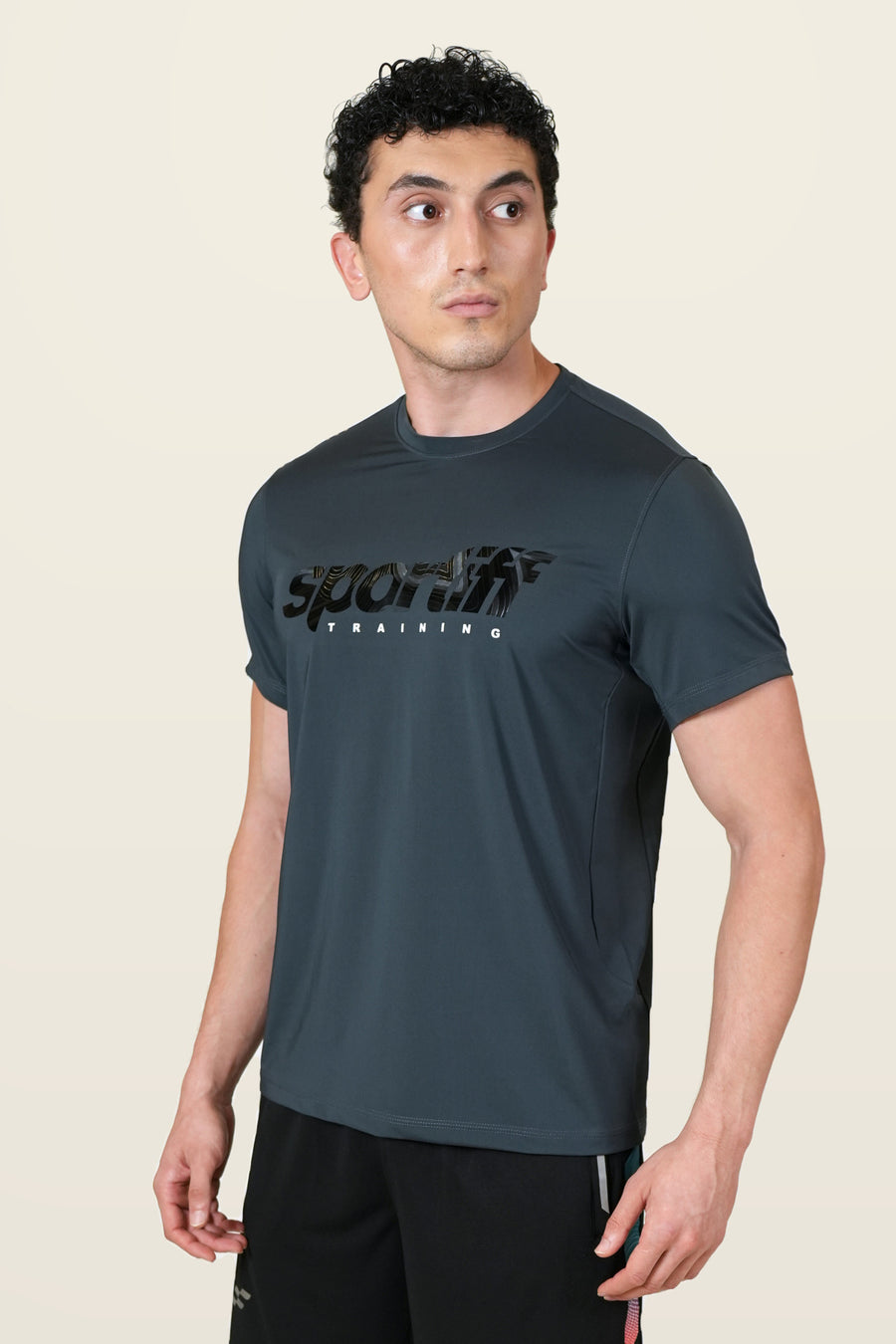 Fit-Gear Flow State T-Shirt | Graphite – front