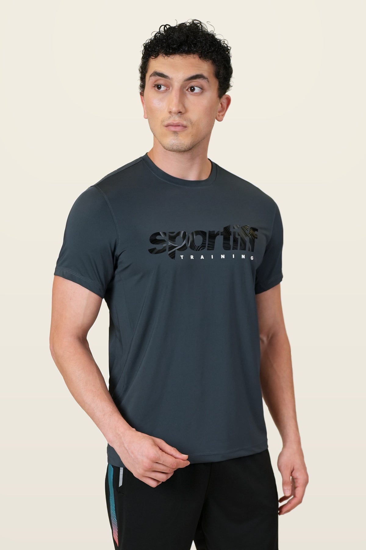 Fit-Gear Flow State T-Shirt | Graphite – front