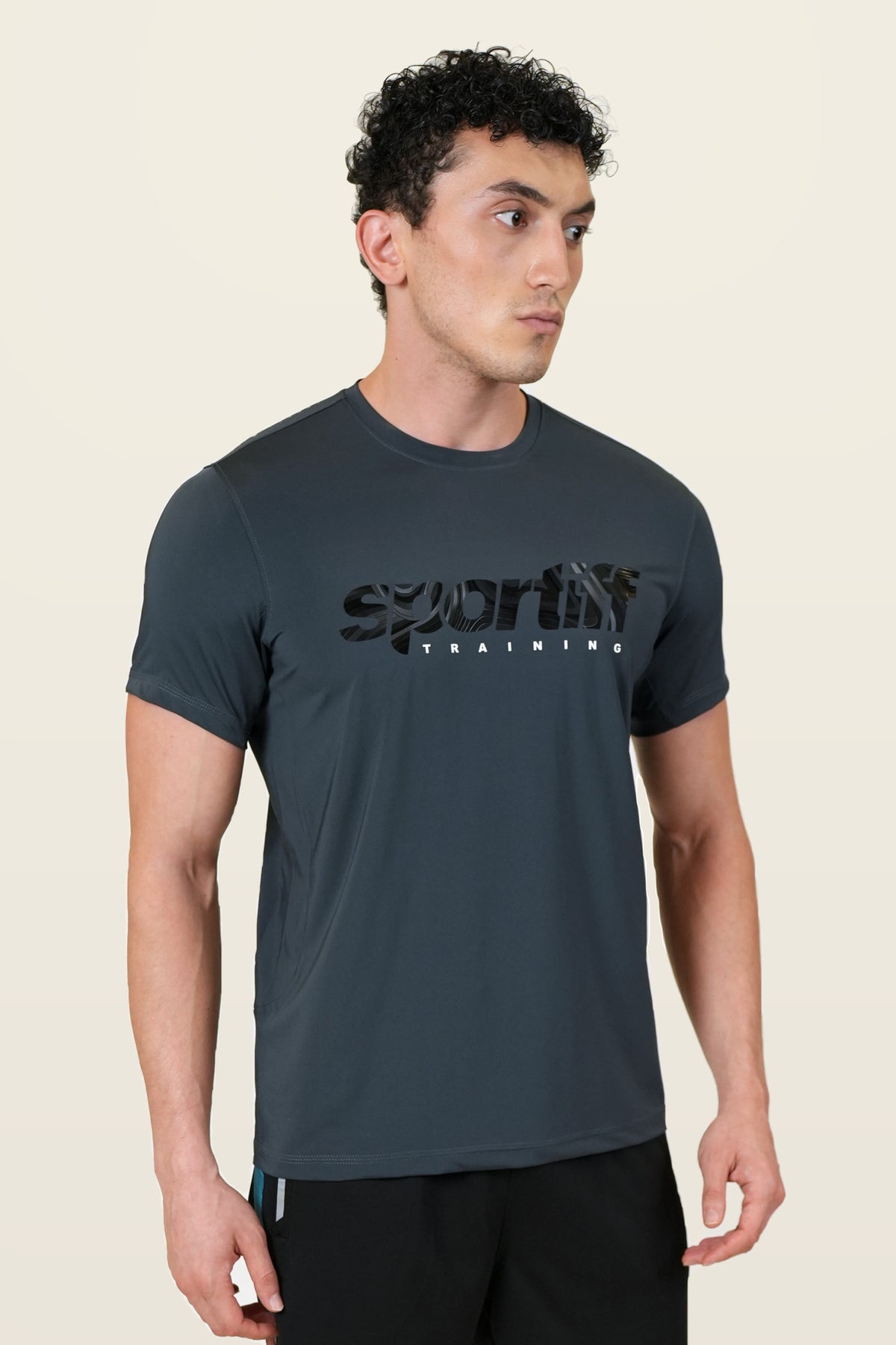 Fit-Gear Flow State T-Shirt | Graphite – front
