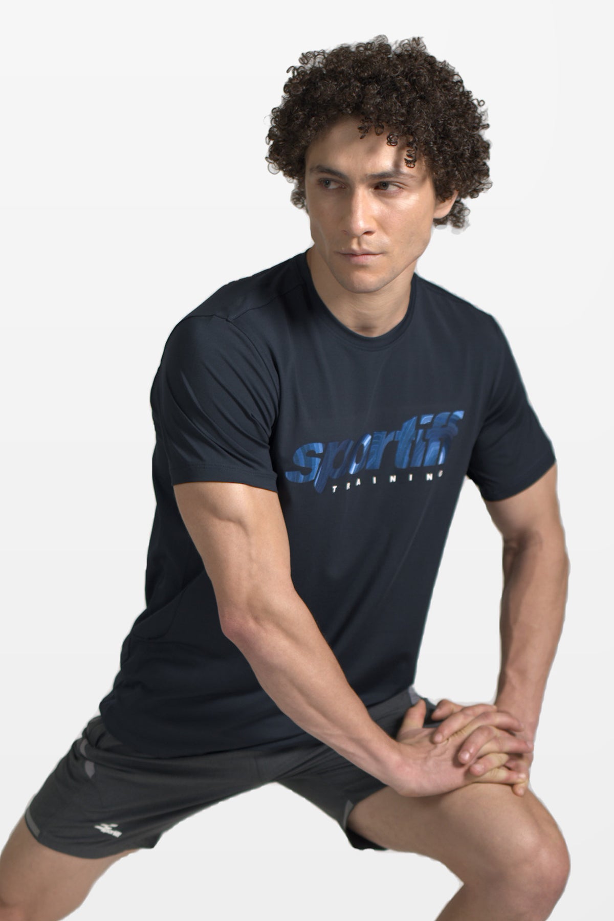 Fit-Gear Flow State T-Shirt | Navy – front
