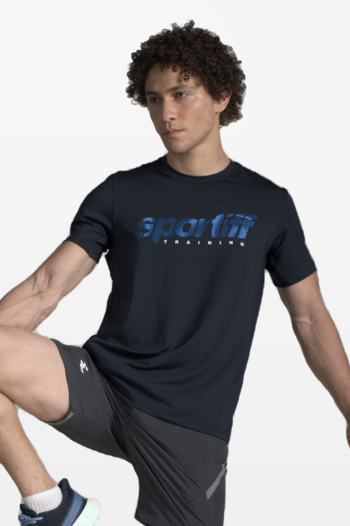Fit-Gear Flow State T-Shirt | Navy – front