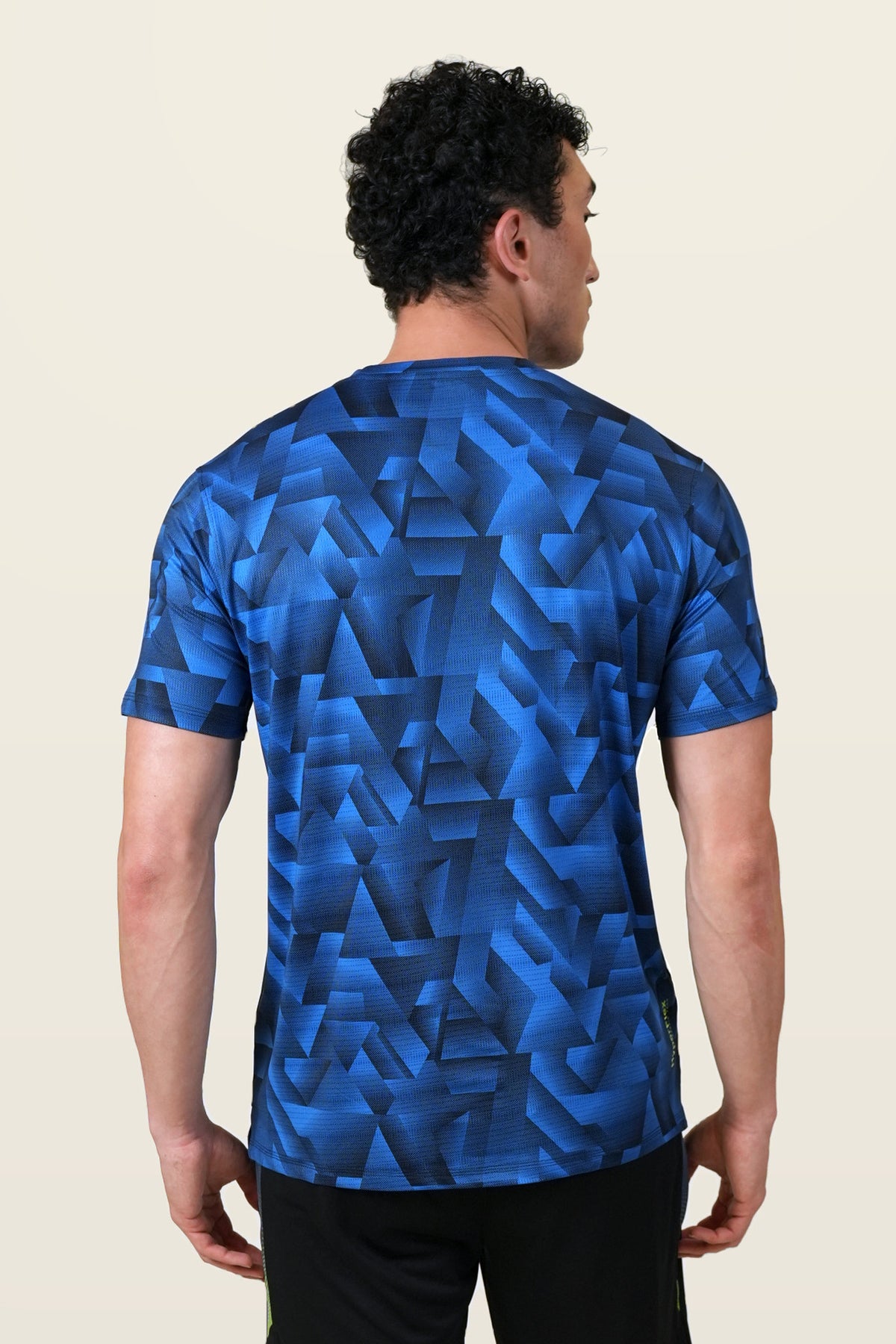 Fit-Gear Grid Force T-Shirt | Royal Blue – back