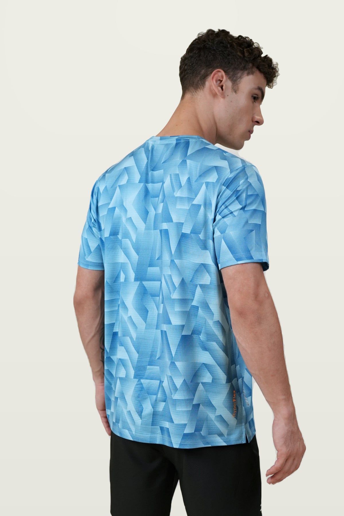 Fit-Gear Grid Force T-Shirt | Sky Blue – back