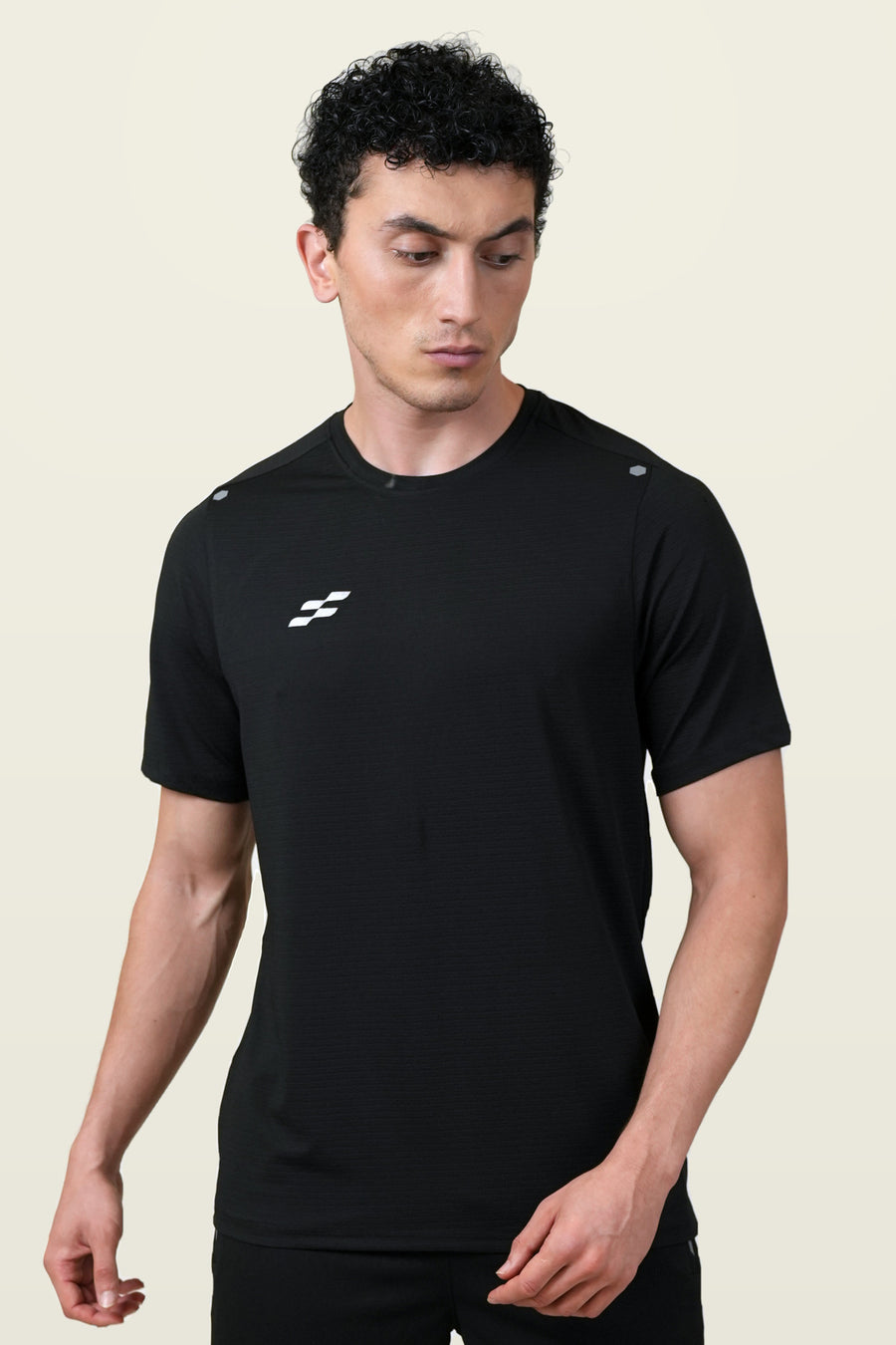 Fit-Gear Jet Boom T-Shirt | Black – front
