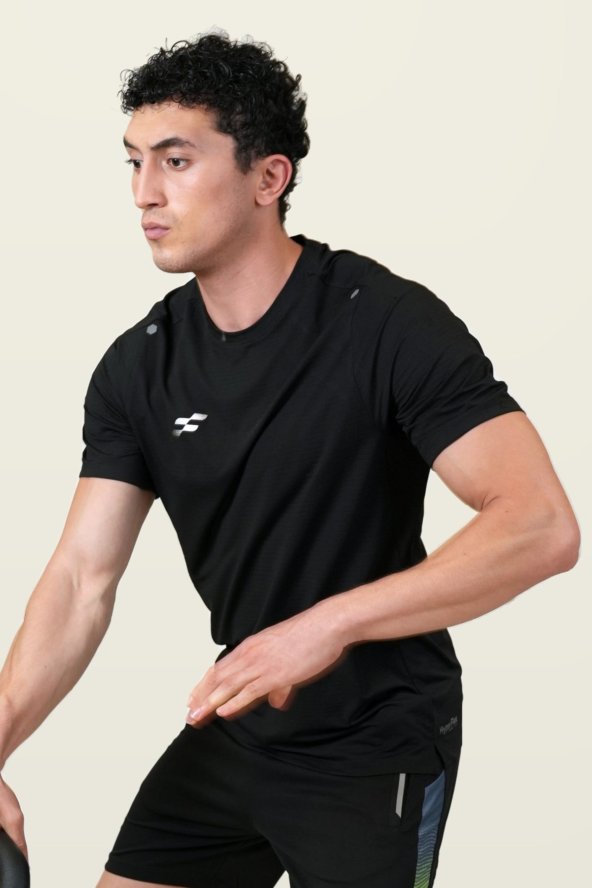 Fit-Gear Jet Boom T-Shirt | Black – front