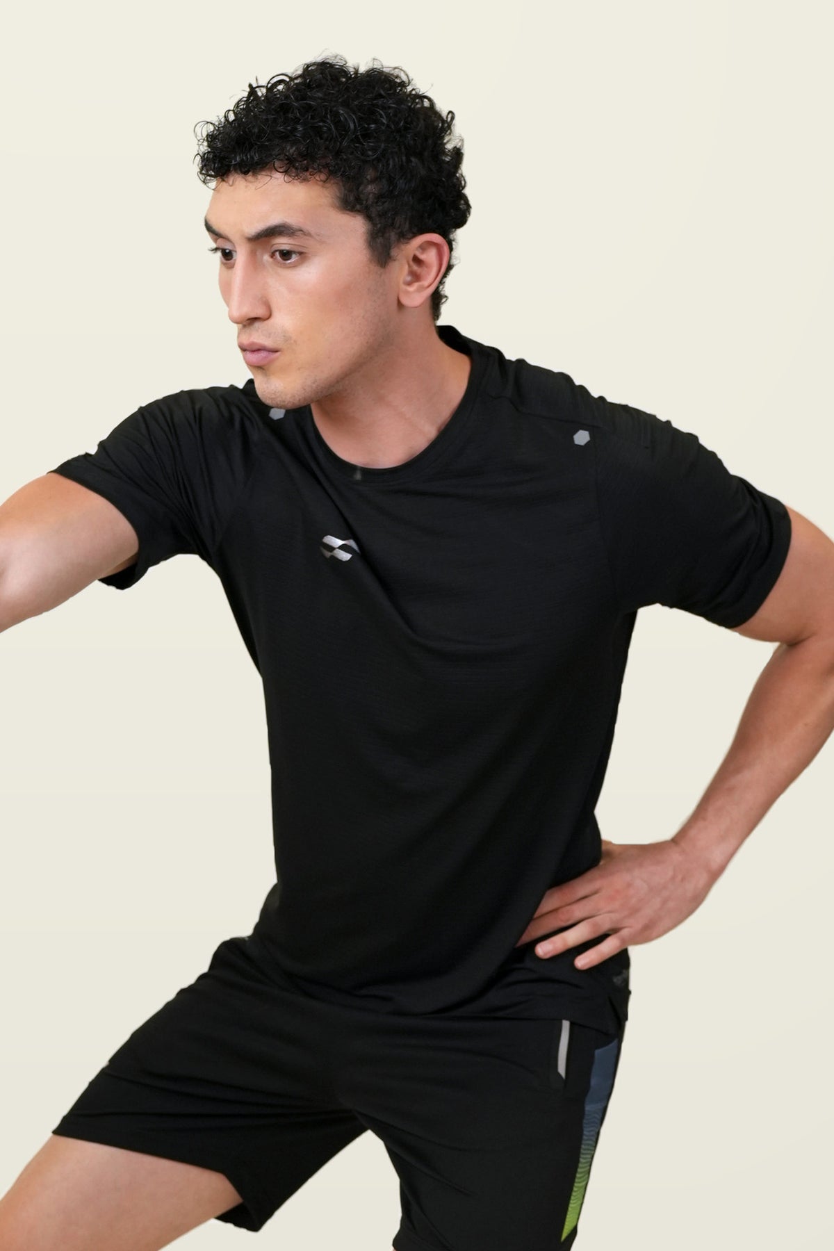 Fit-Gear Jet Boom T-Shirt | Black – front