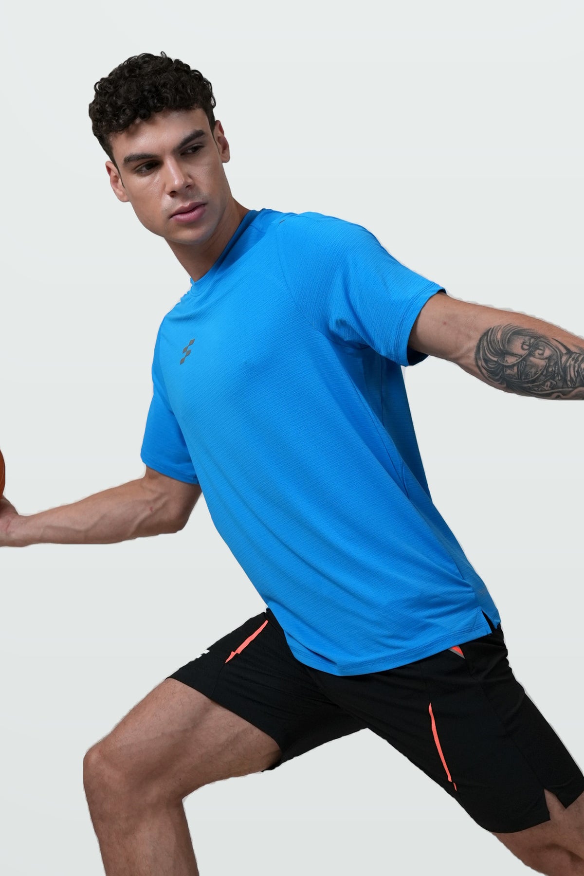 Fit-Gear Jet Boom T-Shirt | Blue – three-quarter
