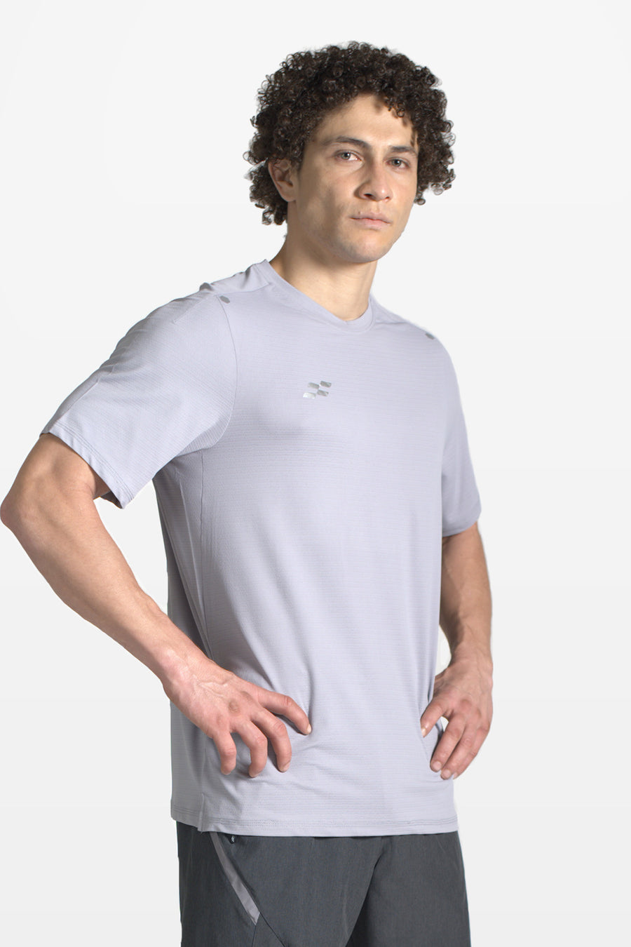 Fit-Gear Jet Boom T-Shirt | Light Grey – three-quarter