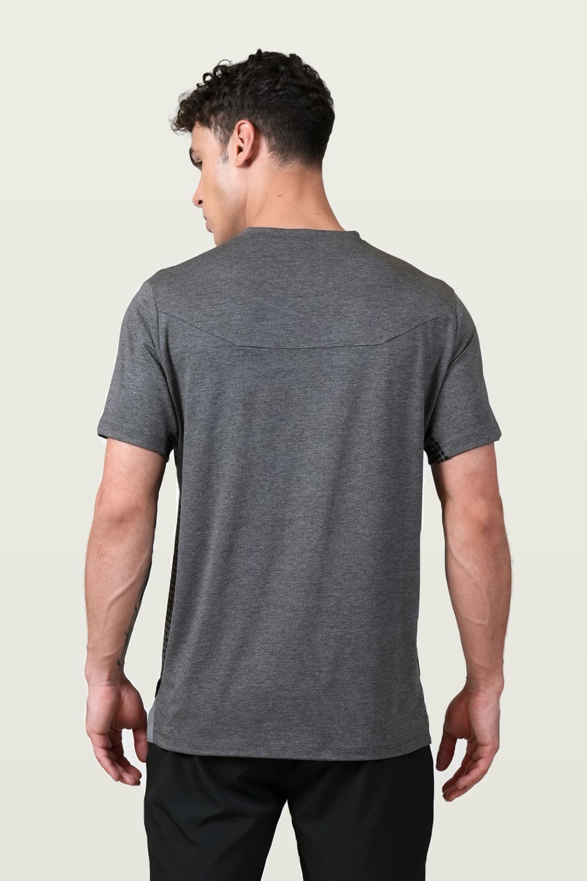 Fit-Gear Pulse Flash T-Shirt | Dark Grey – back